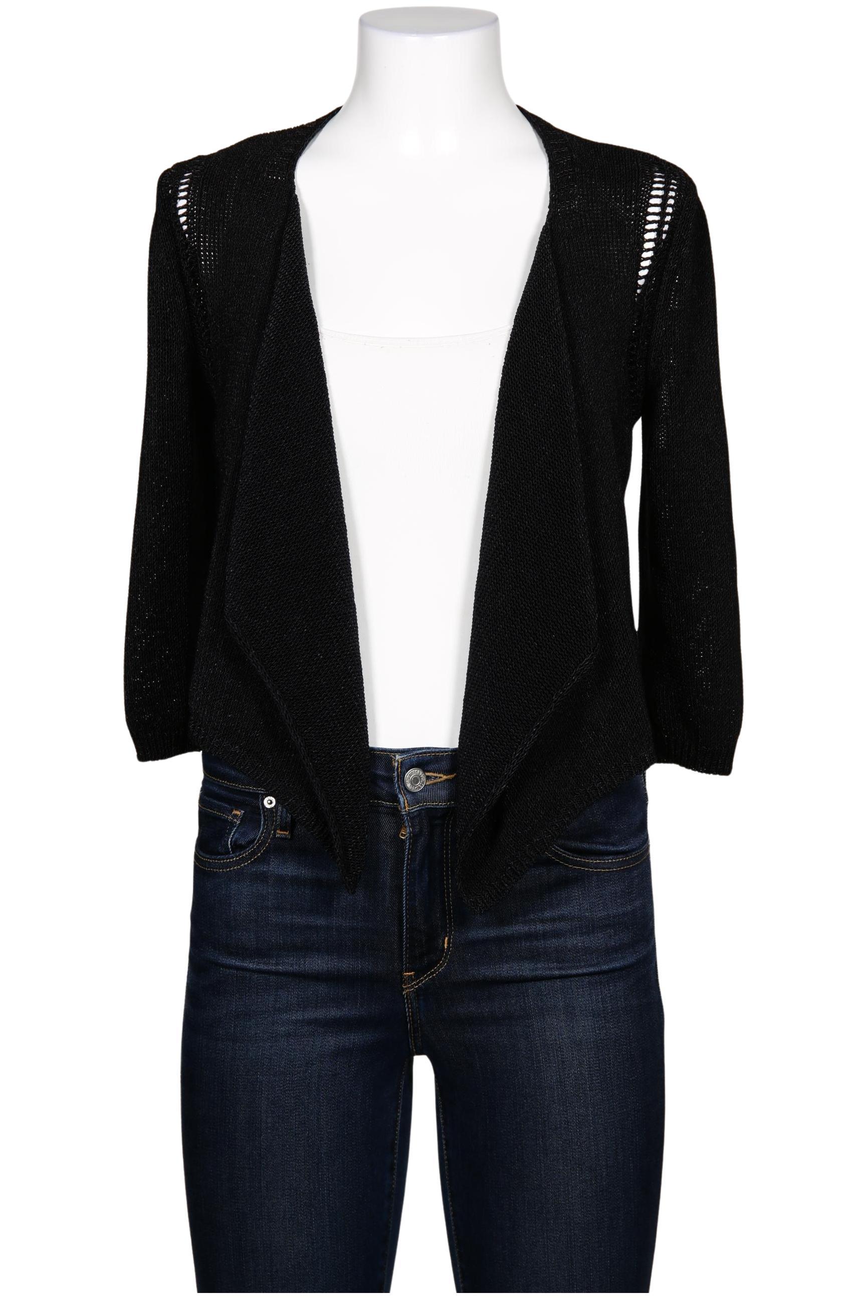 

Hallhuber Damen Strickjacke, schwarz, Gr. 38