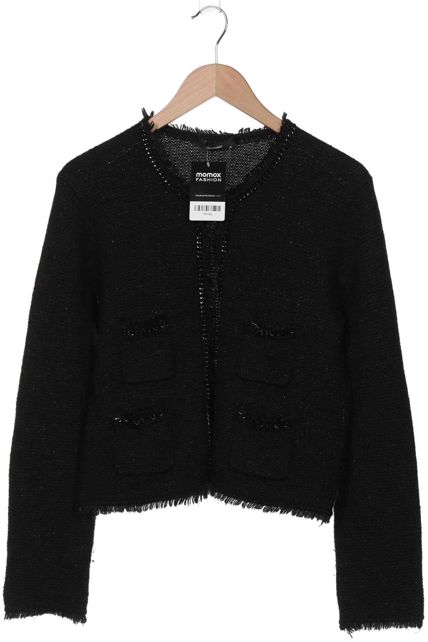 

Hallhuber Damen Strickjacke, schwarz, Gr. 44