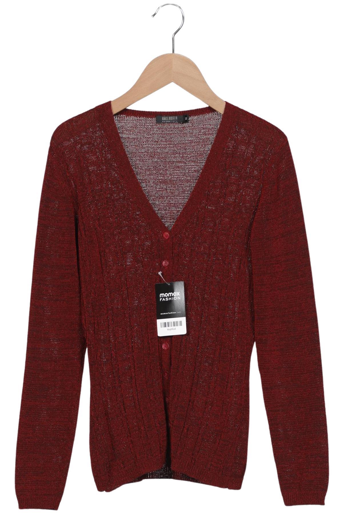 

Hallhuber Damen Strickjacke, rot, Gr. 38