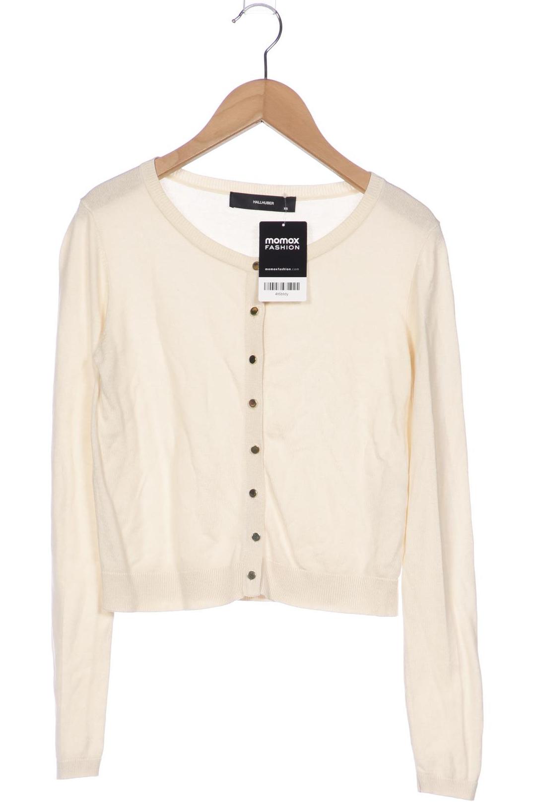 

Hallhuber Damen Strickjacke, cremeweiß, Gr. 34