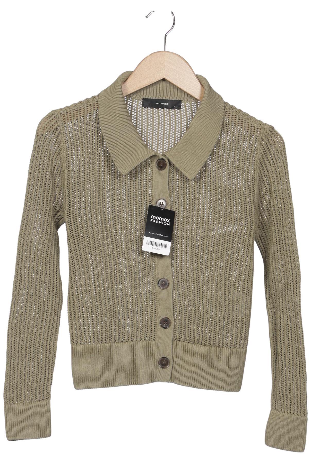 

Hallhuber Damen Strickjacke, grün, Gr. 36