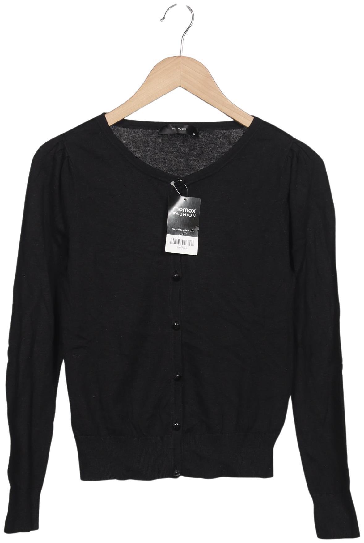 

Hallhuber Damen Strickjacke, schwarz, Gr. 38
