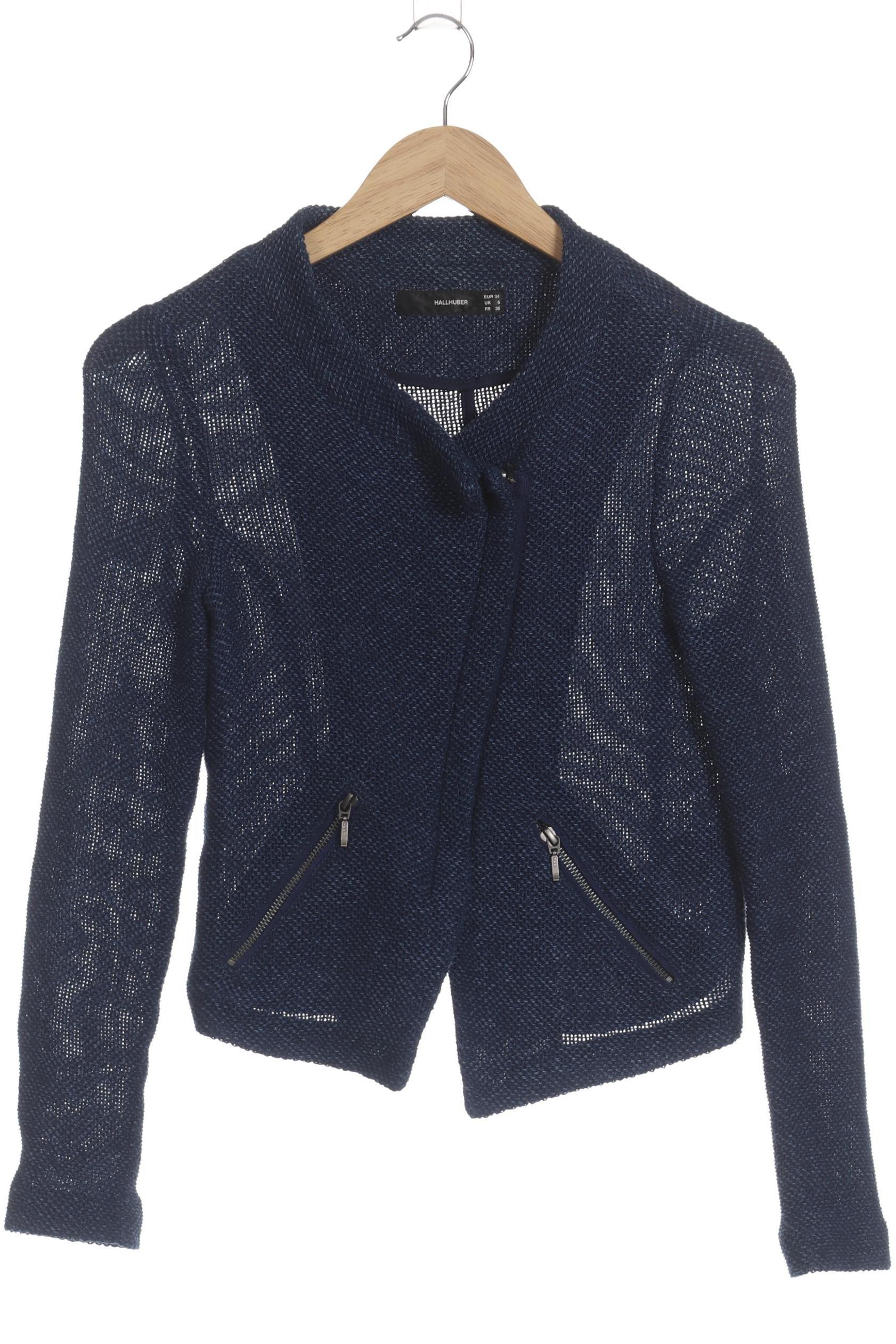 

Hallhuber Damen Strickjacke, blau, Gr. 34