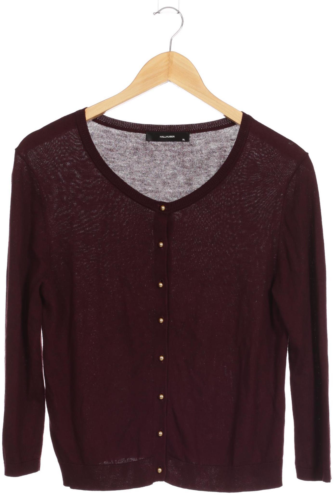 

Hallhuber Damen Strickjacke, rot, Gr.