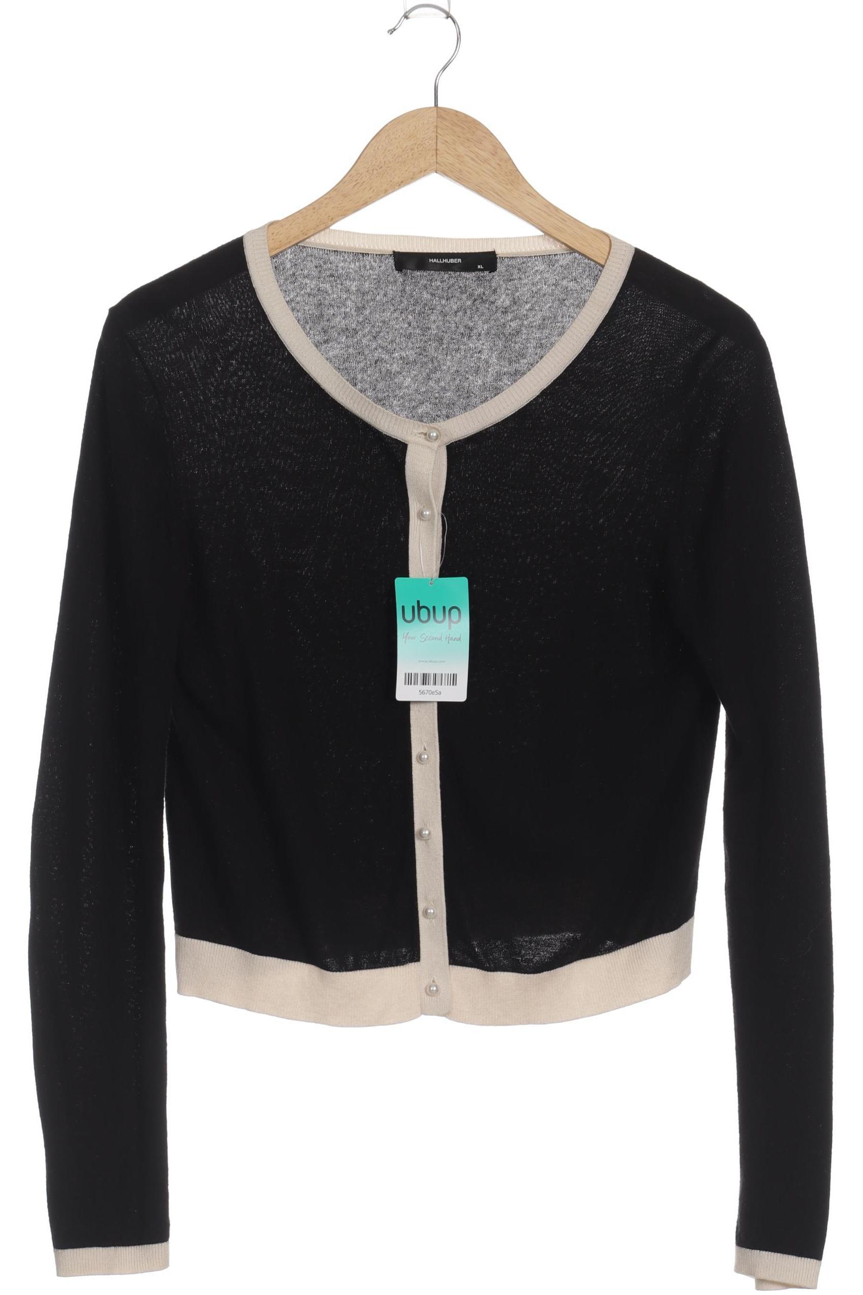 

Hallhuber Damen Strickjacke, schwarz, Gr.