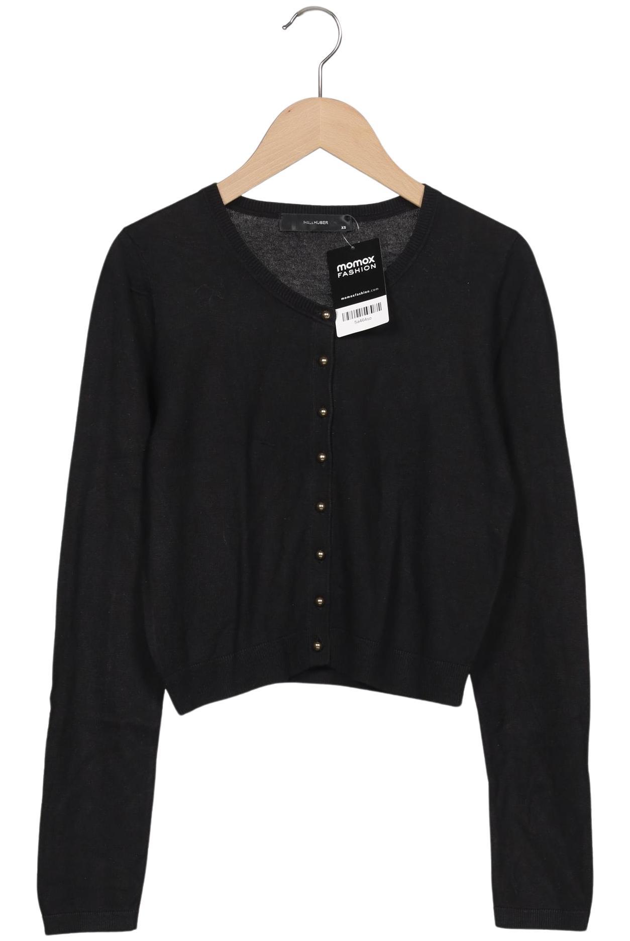 

Hallhuber Damen Strickjacke, schwarz, Gr. 34