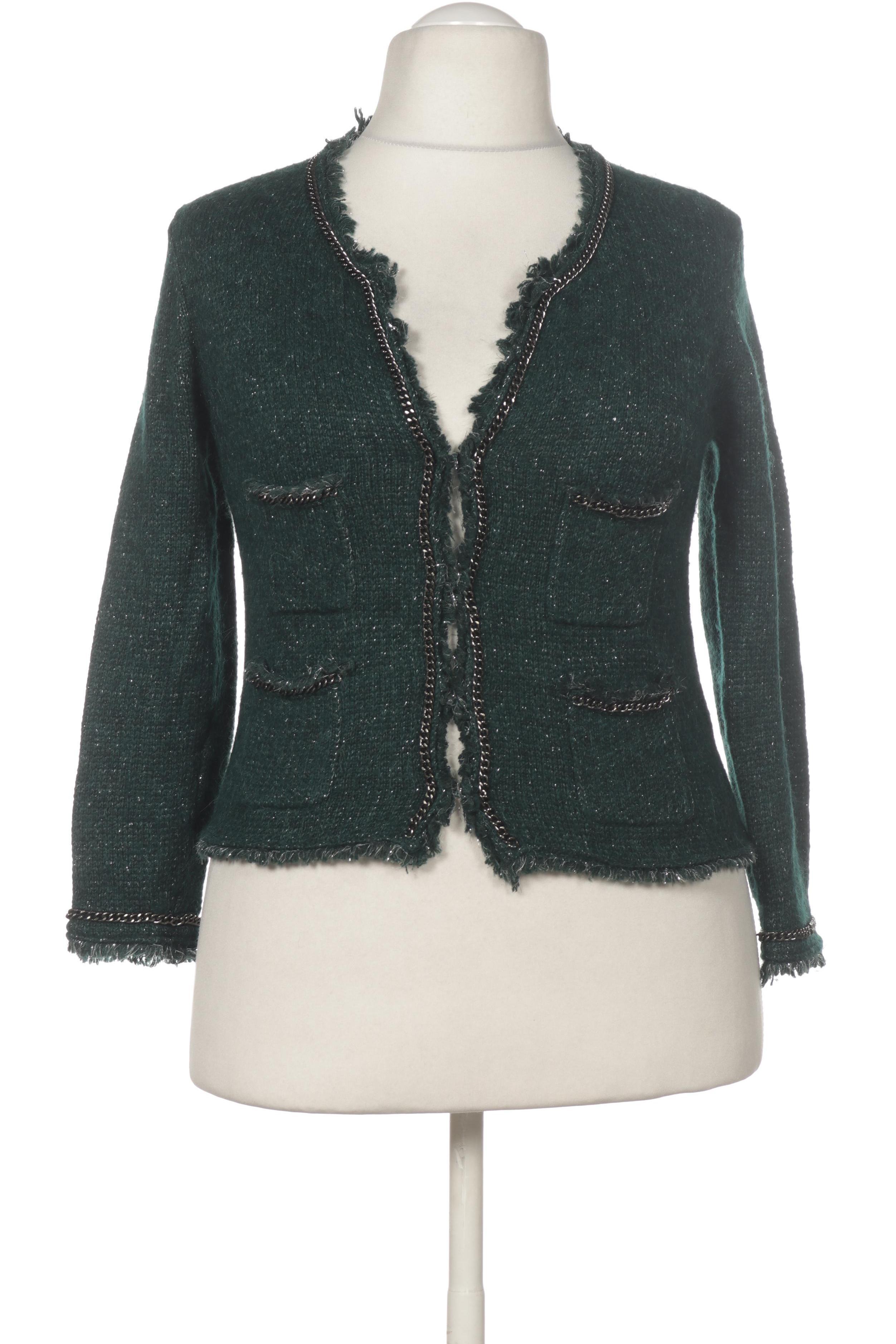 

Hallhuber Damen Strickjacke, grün, Gr.