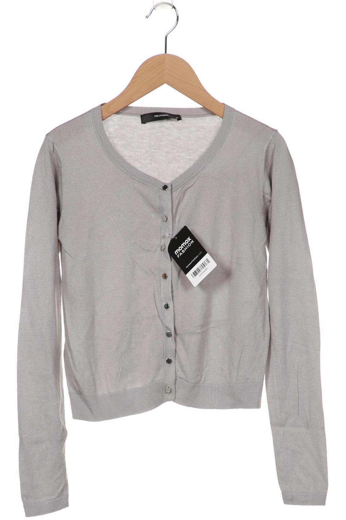 

Hallhuber Damen Strickjacke, grau, Gr. 34