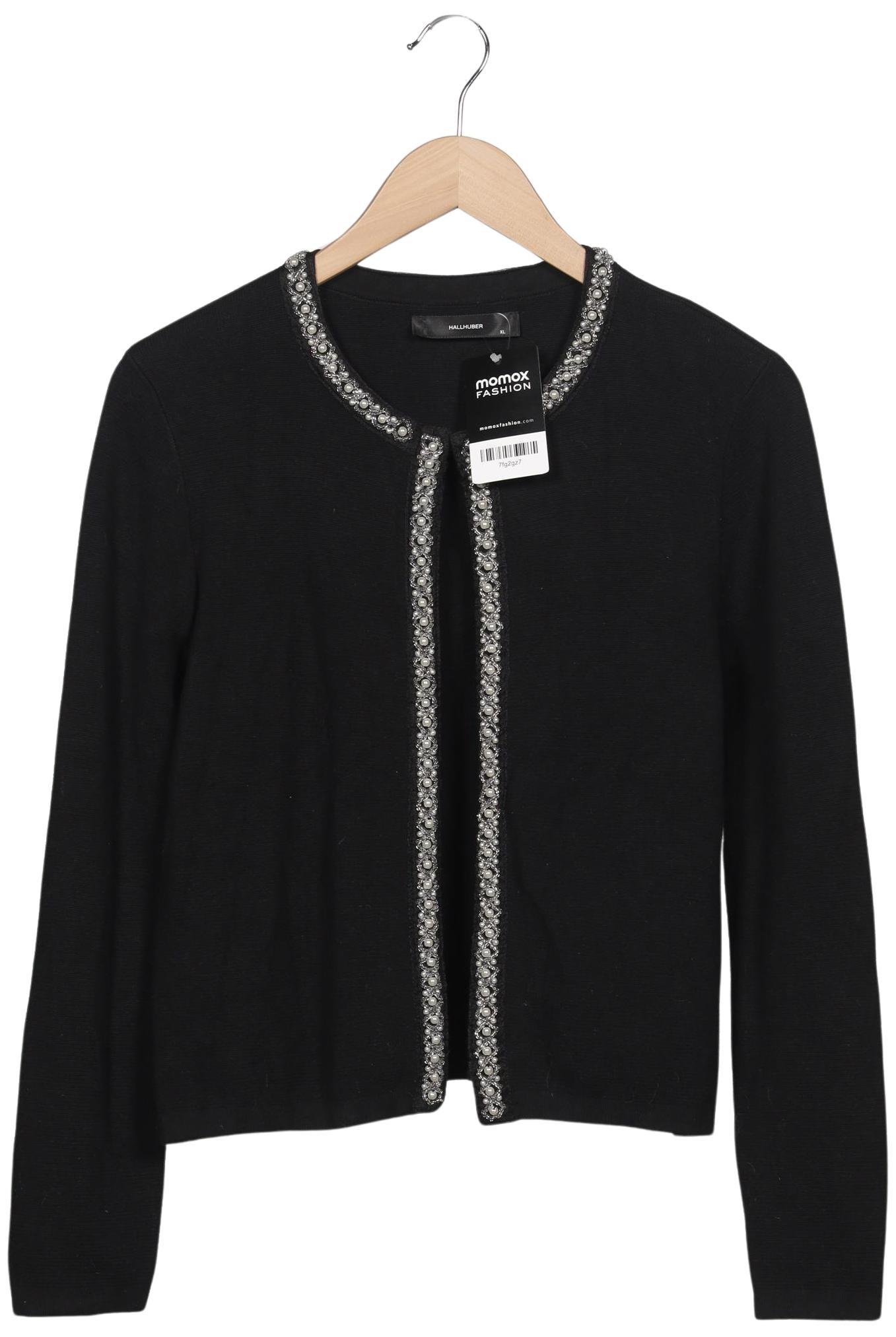 

Hallhuber Damen Strickjacke, schwarz, Gr. 44