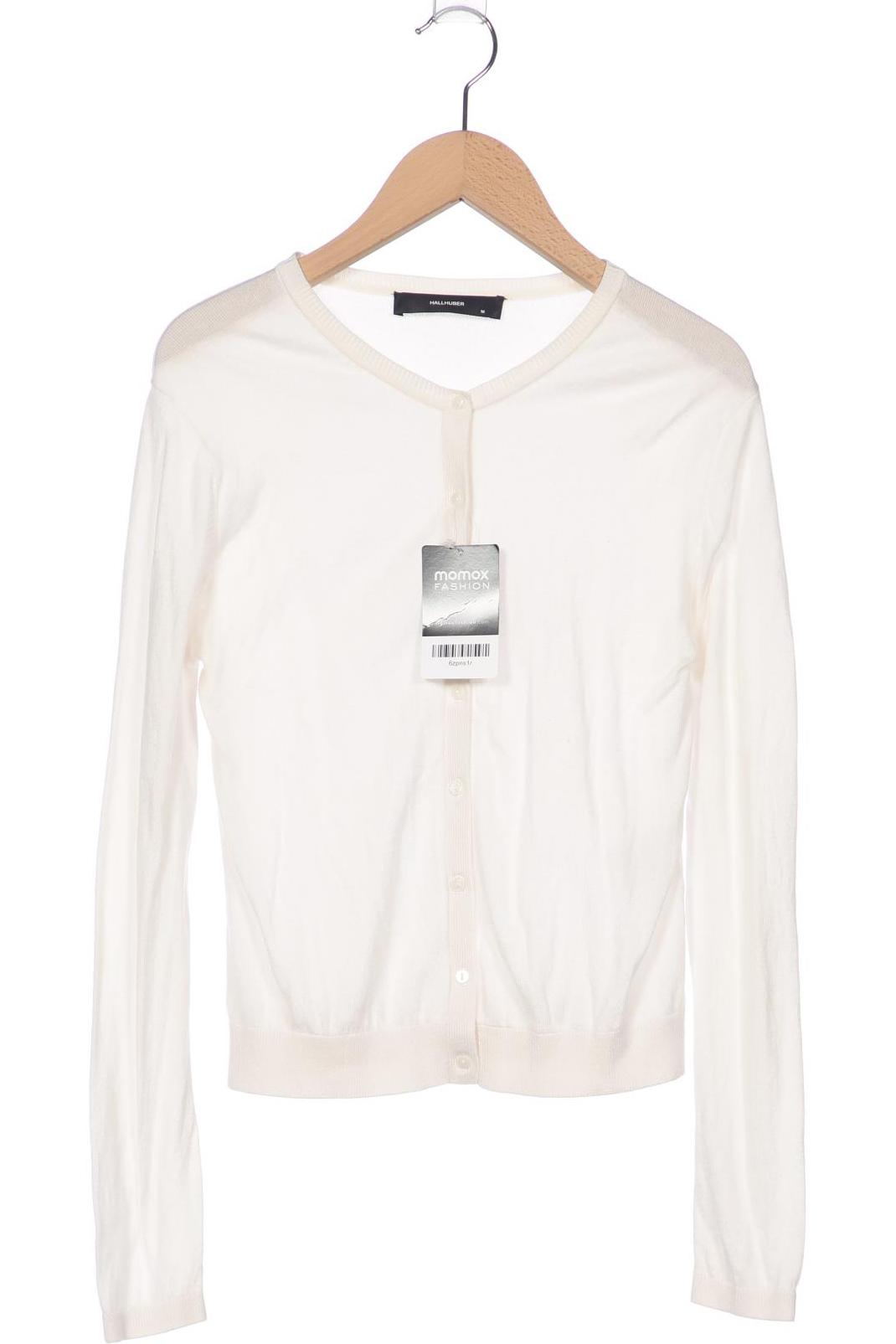 

Hallhuber Damen Strickjacke, weiß, Gr. 38