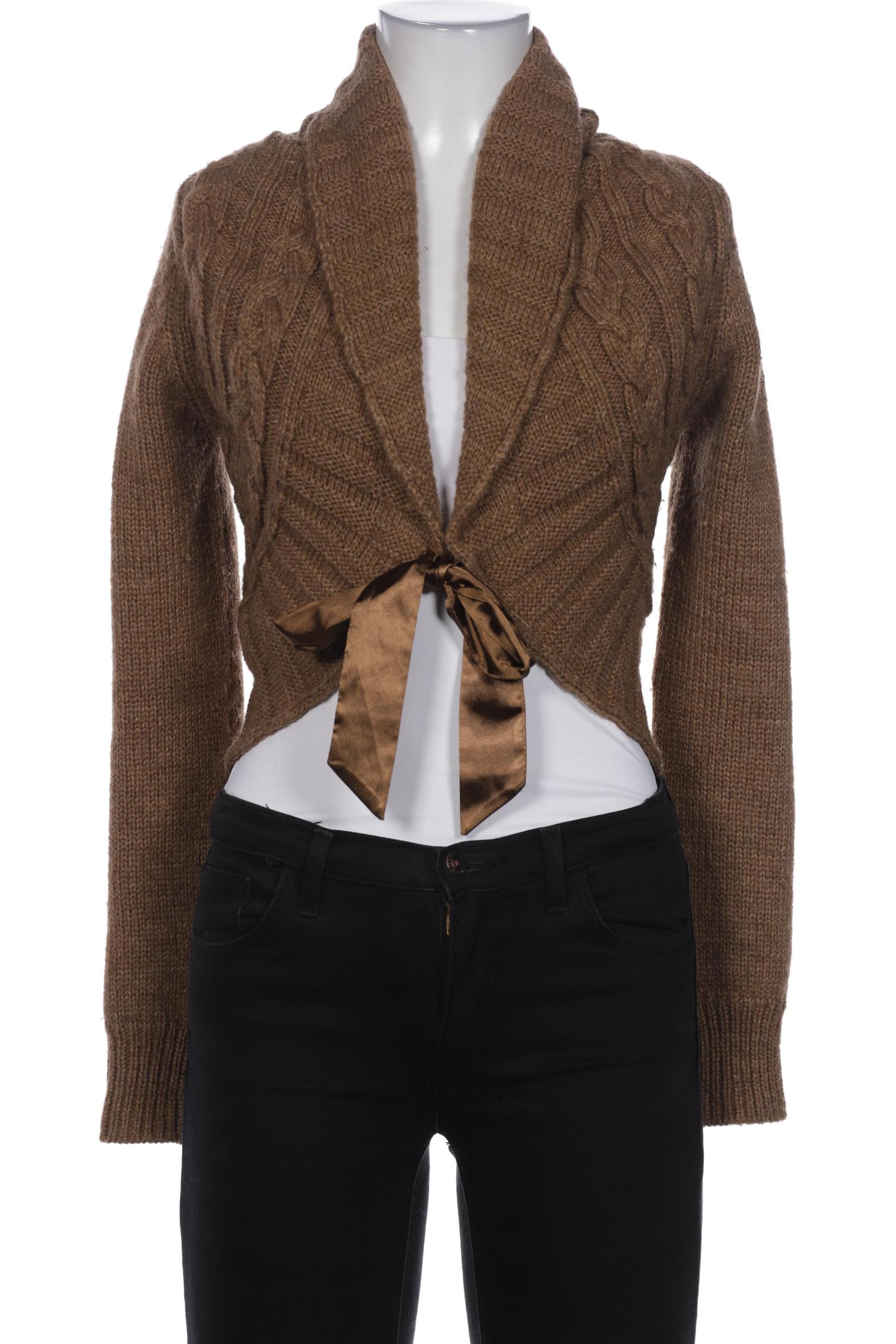 

Hallhuber Damen Strickjacke, braun, Gr. 34