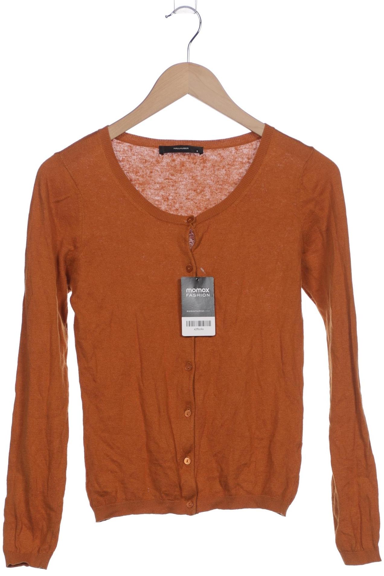 

Hallhuber Damen Strickjacke, orange, Gr. 36