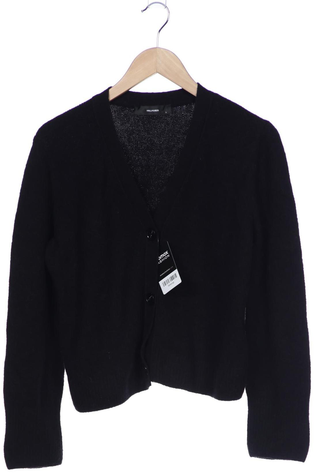 

Hallhuber Damen Strickjacke, schwarz, Gr. 42
