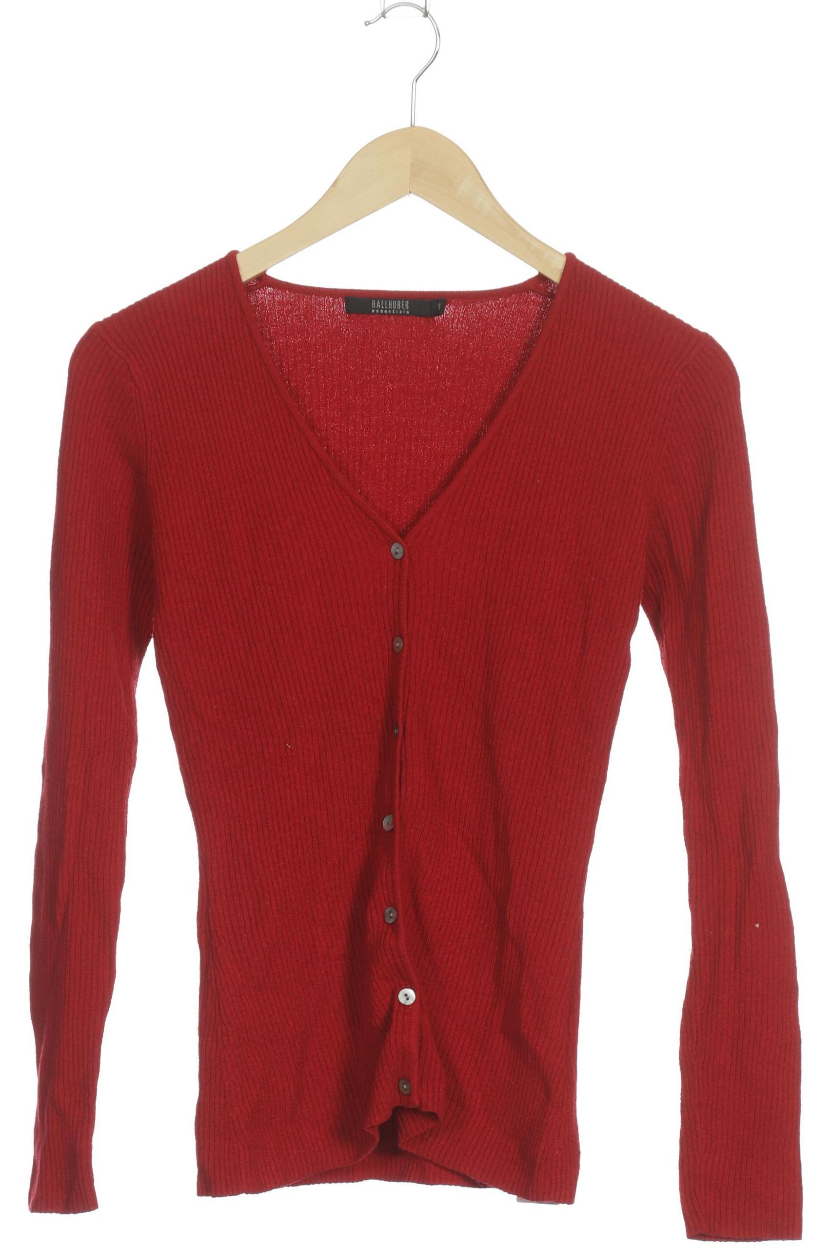 

Hallhuber Damen Strickjacke, rot, Gr.