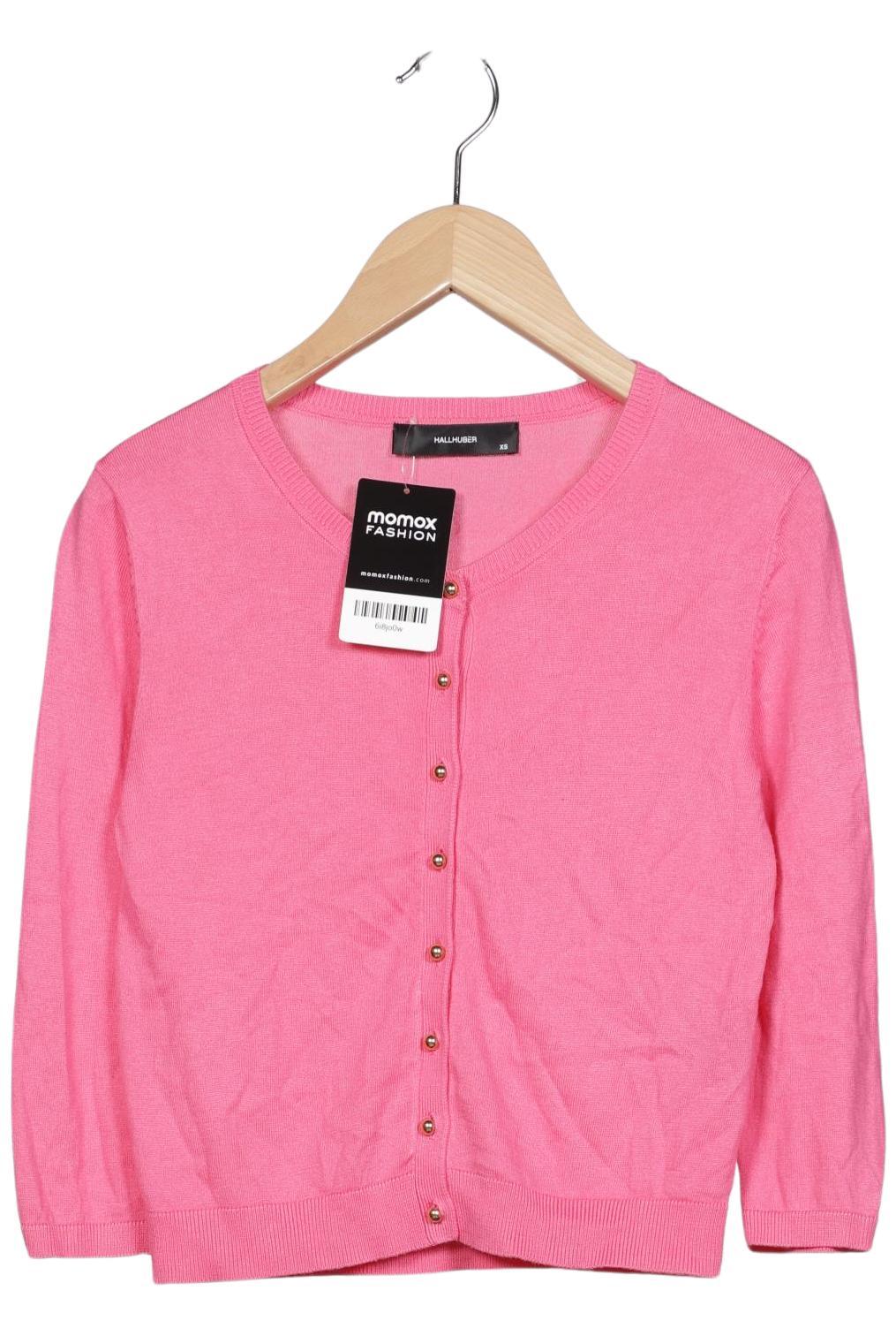 

Hallhuber Damen Strickjacke, pink, Gr. 34