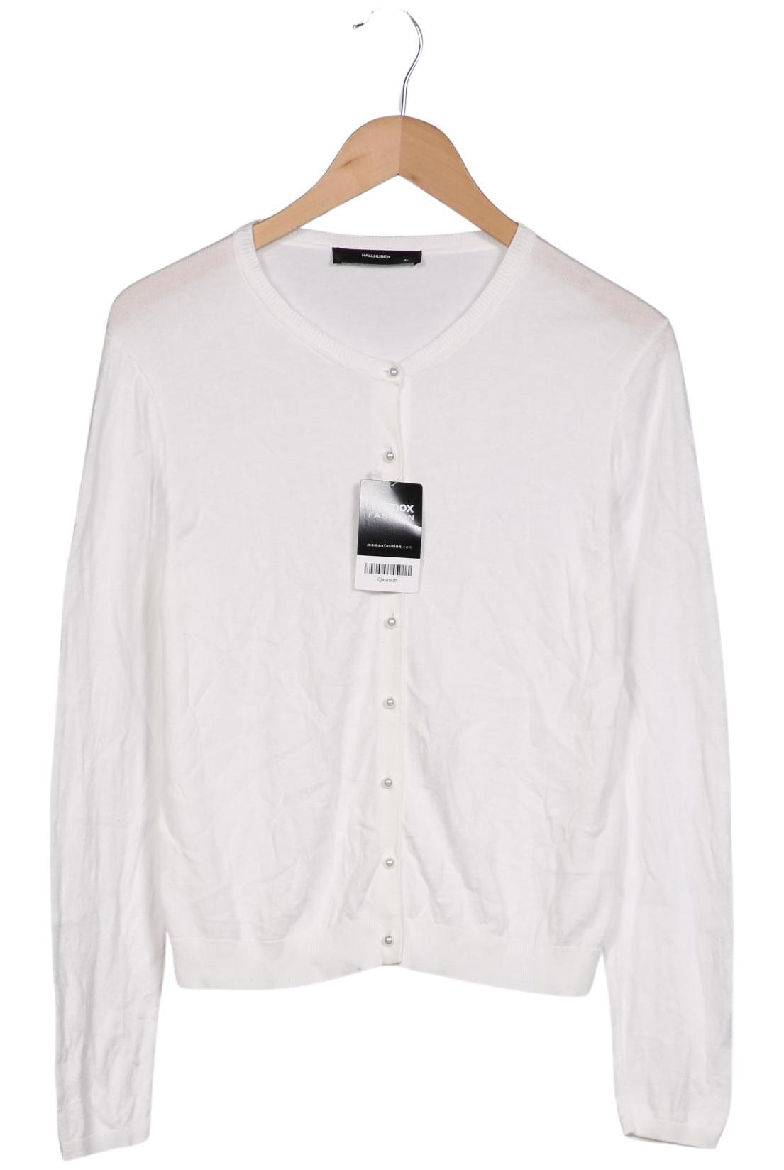 

Hallhuber Damen Strickjacke, weiß, Gr. 44