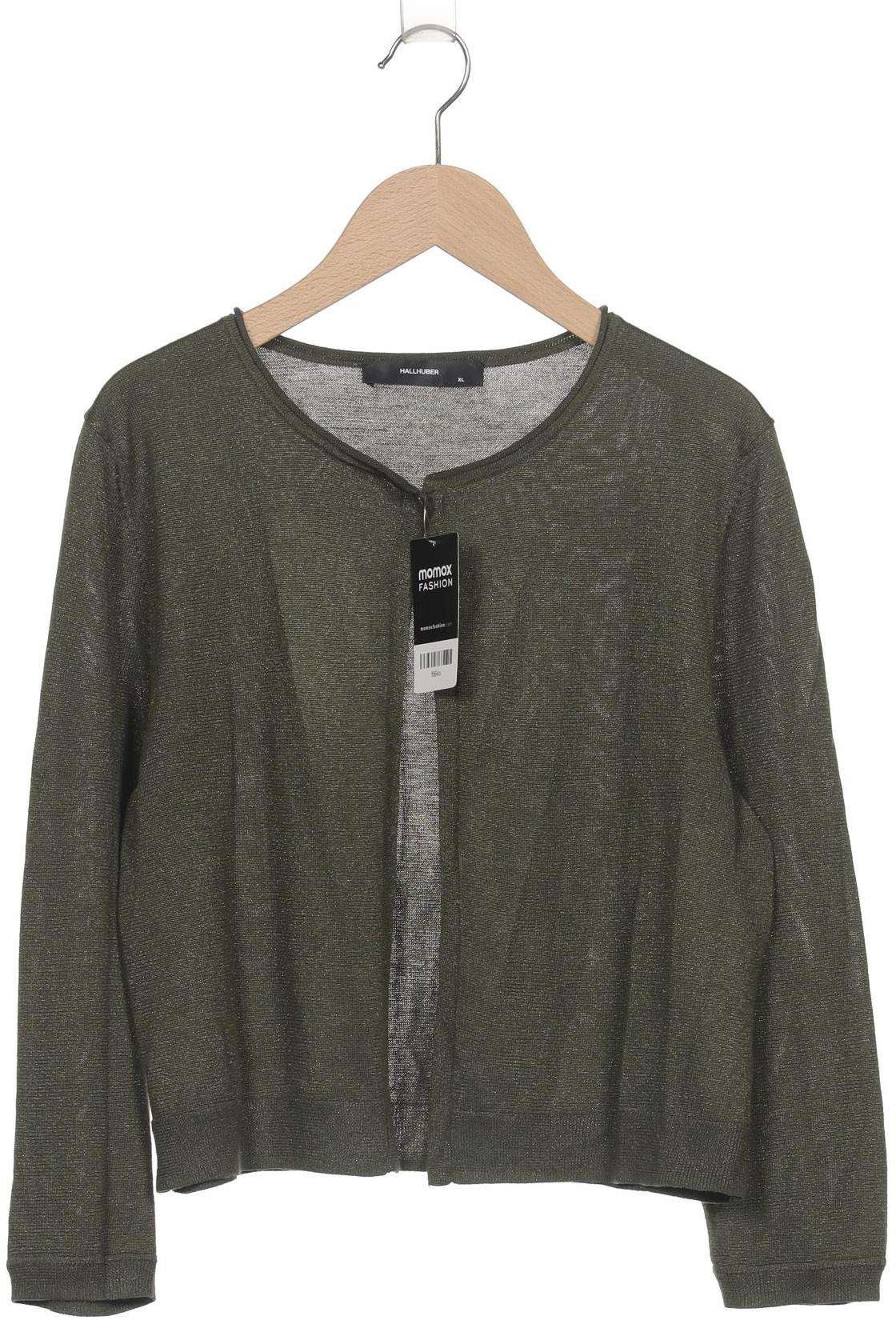 

Hallhuber Damen Strickjacke, grün, Gr. 44