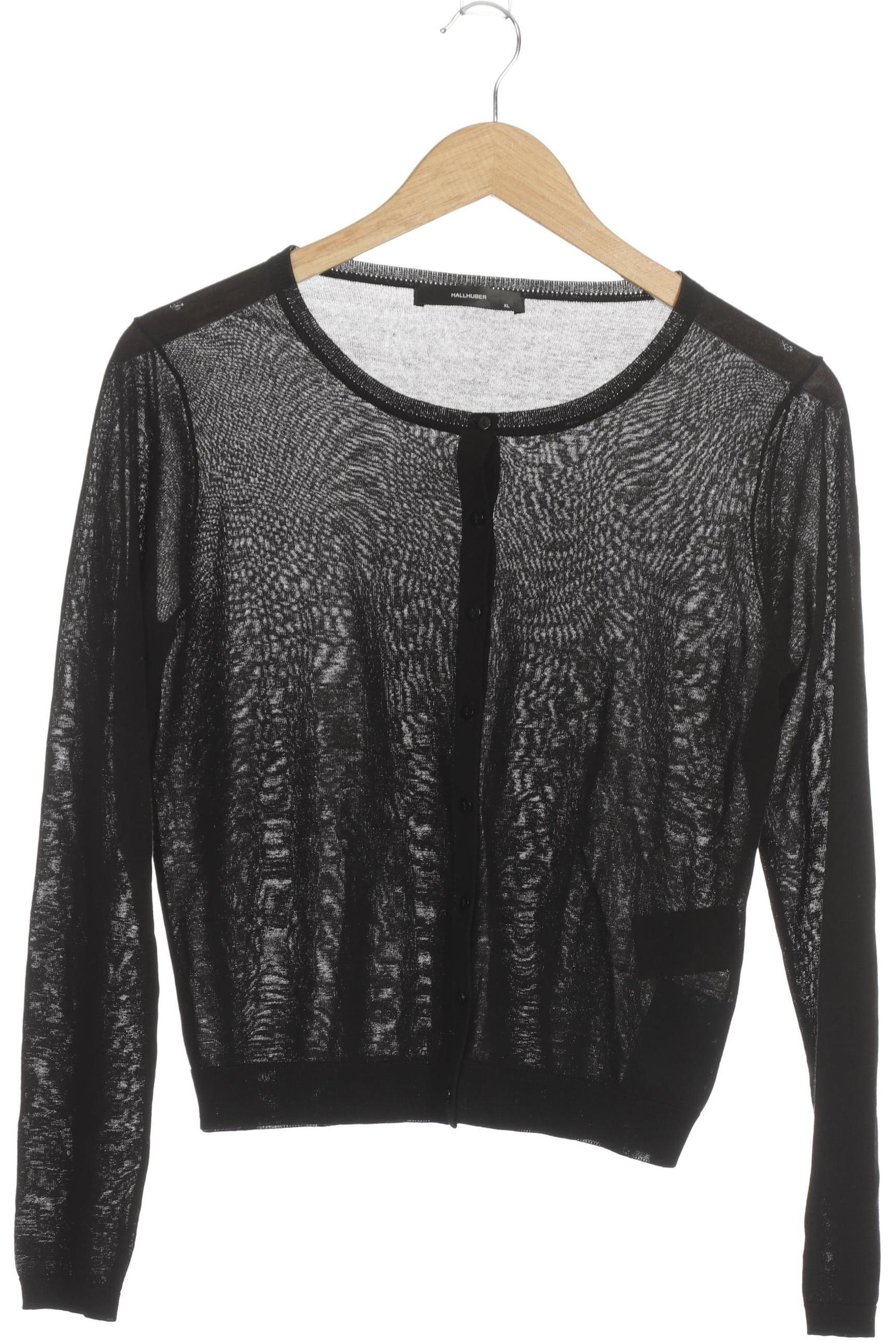 

Hallhuber Damen Strickjacke, schwarz, Gr.