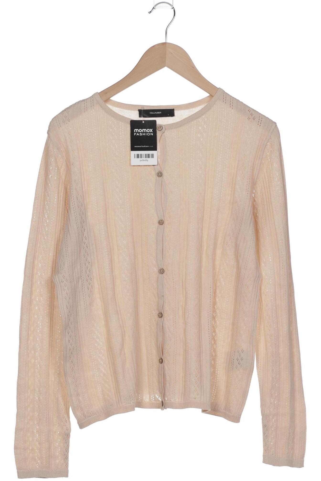 

Hallhuber Damen Strickjacke, beige, Gr. 42