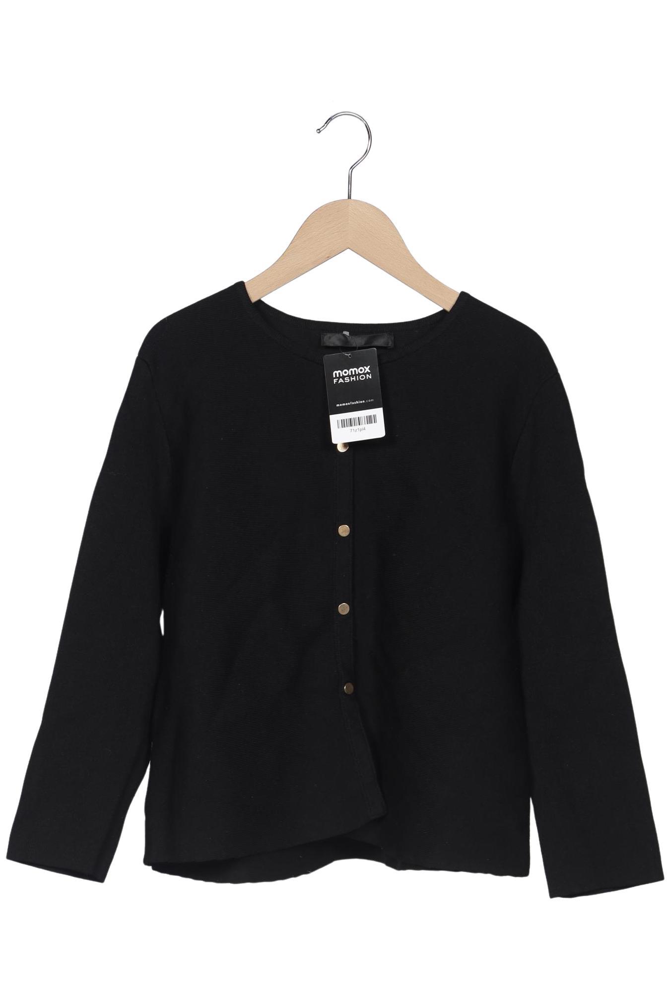 

Hallhuber Damen Strickjacke, schwarz, Gr. 38