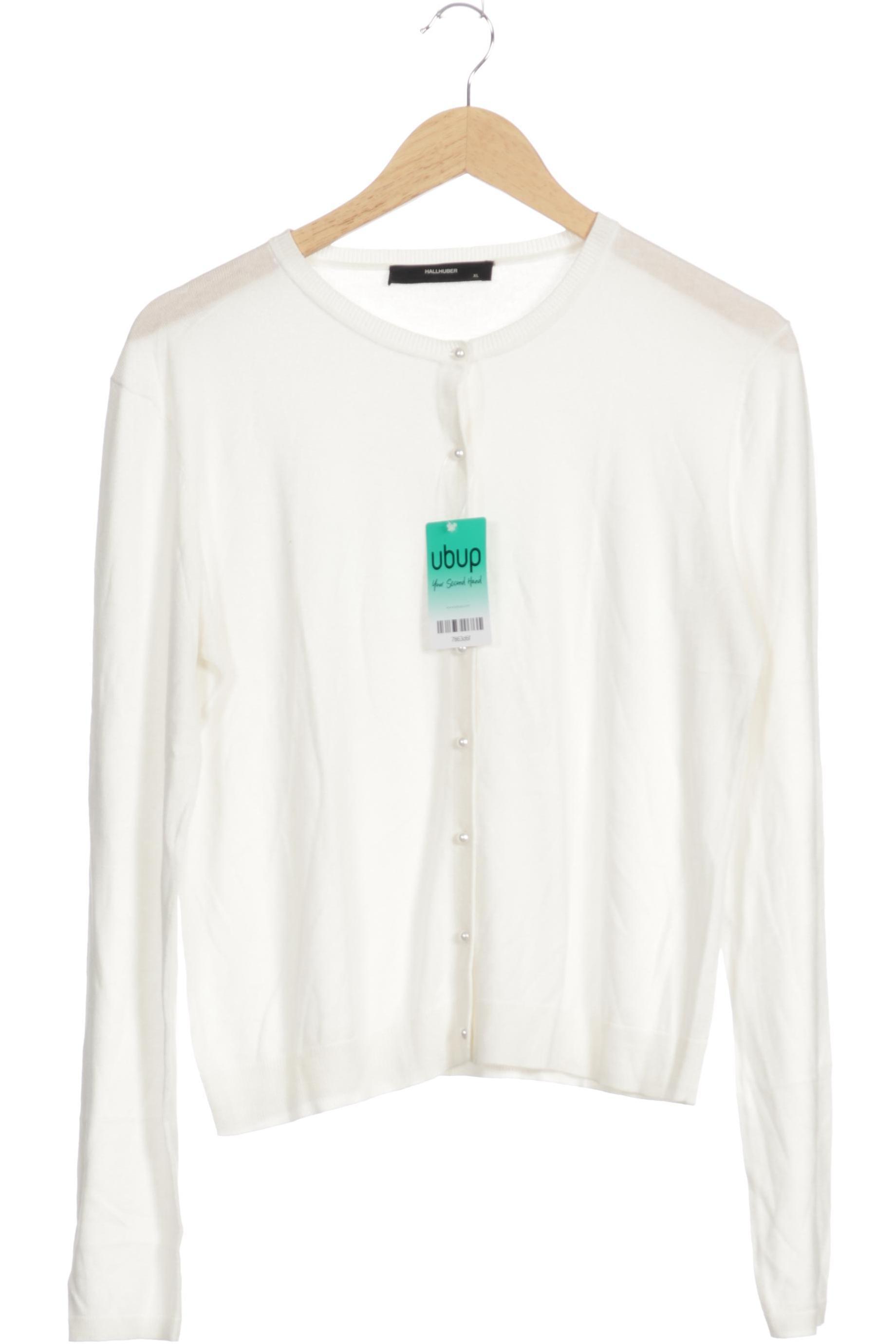 

Hallhuber Damen Strickjacke, weiß, Gr.