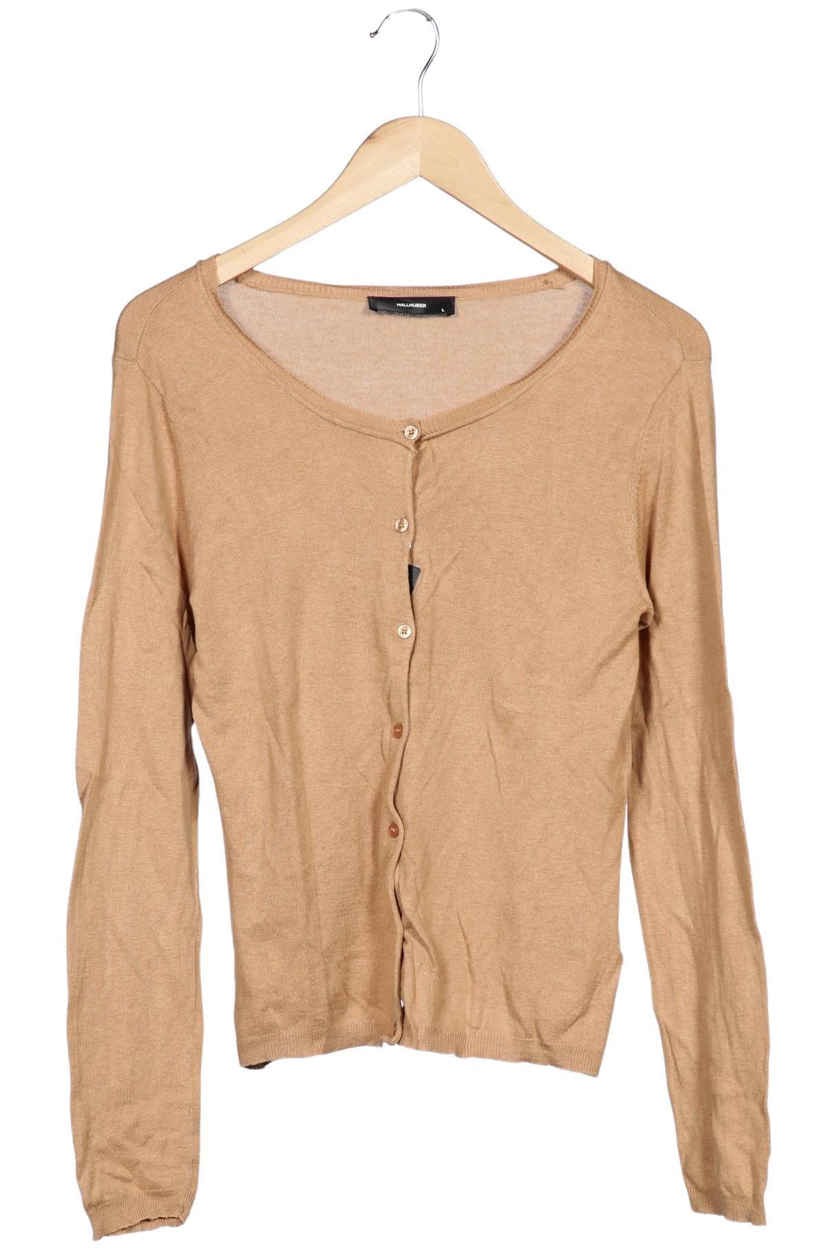 

Hallhuber Damen Strickjacke, beige, Gr. 42