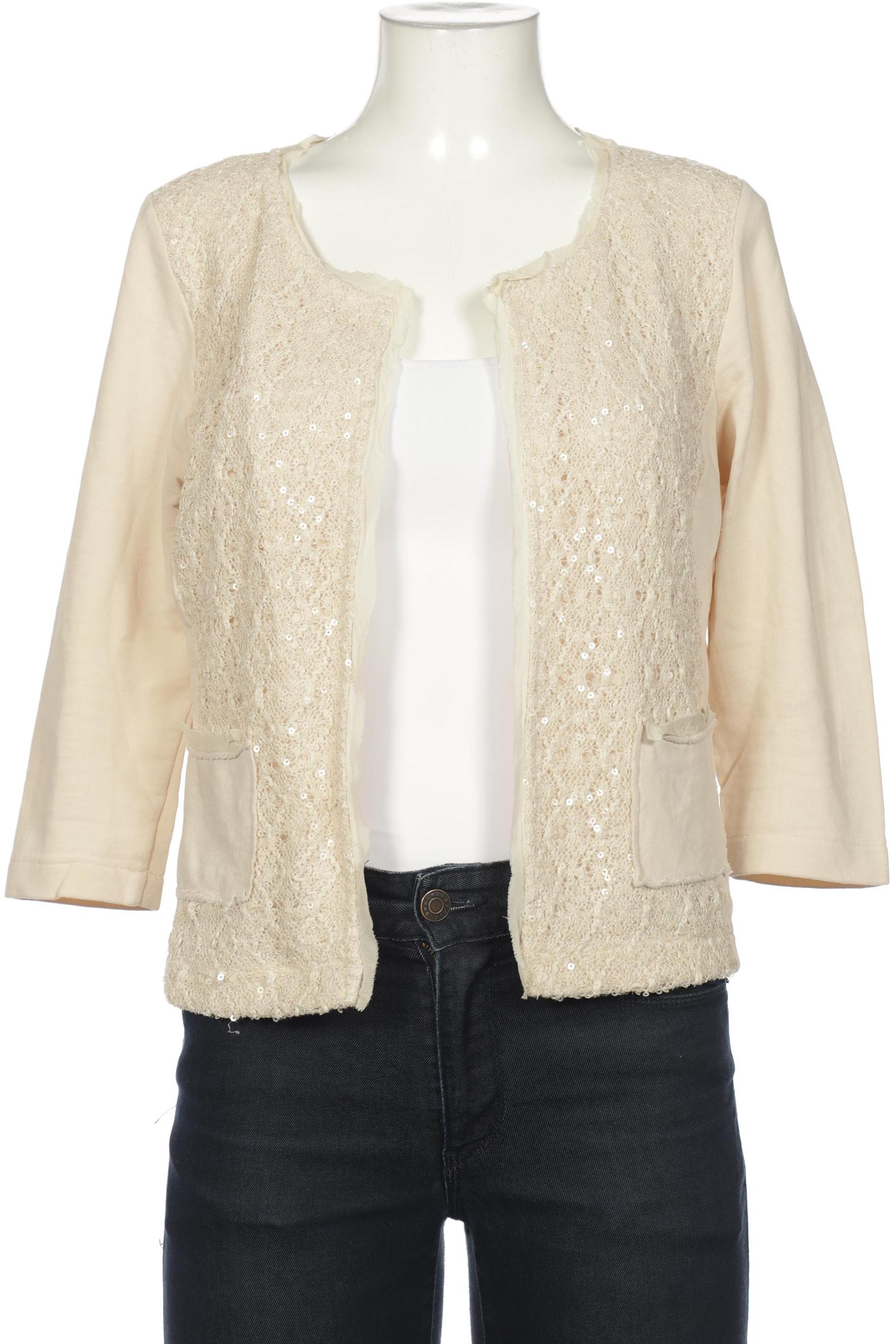 

Hallhuber Damen Strickjacke, cremeweiß, Gr. 40