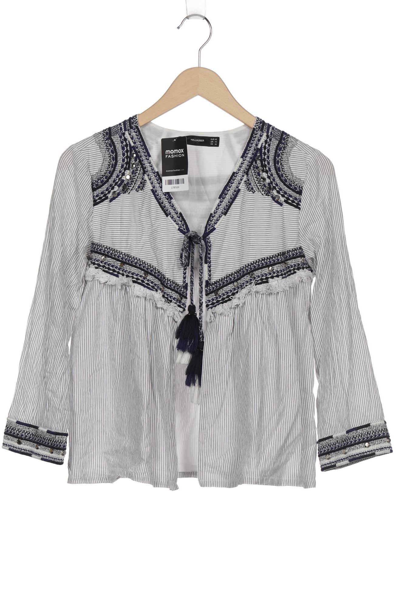 

Hallhuber Damen Strickjacke, grau, Gr. 40