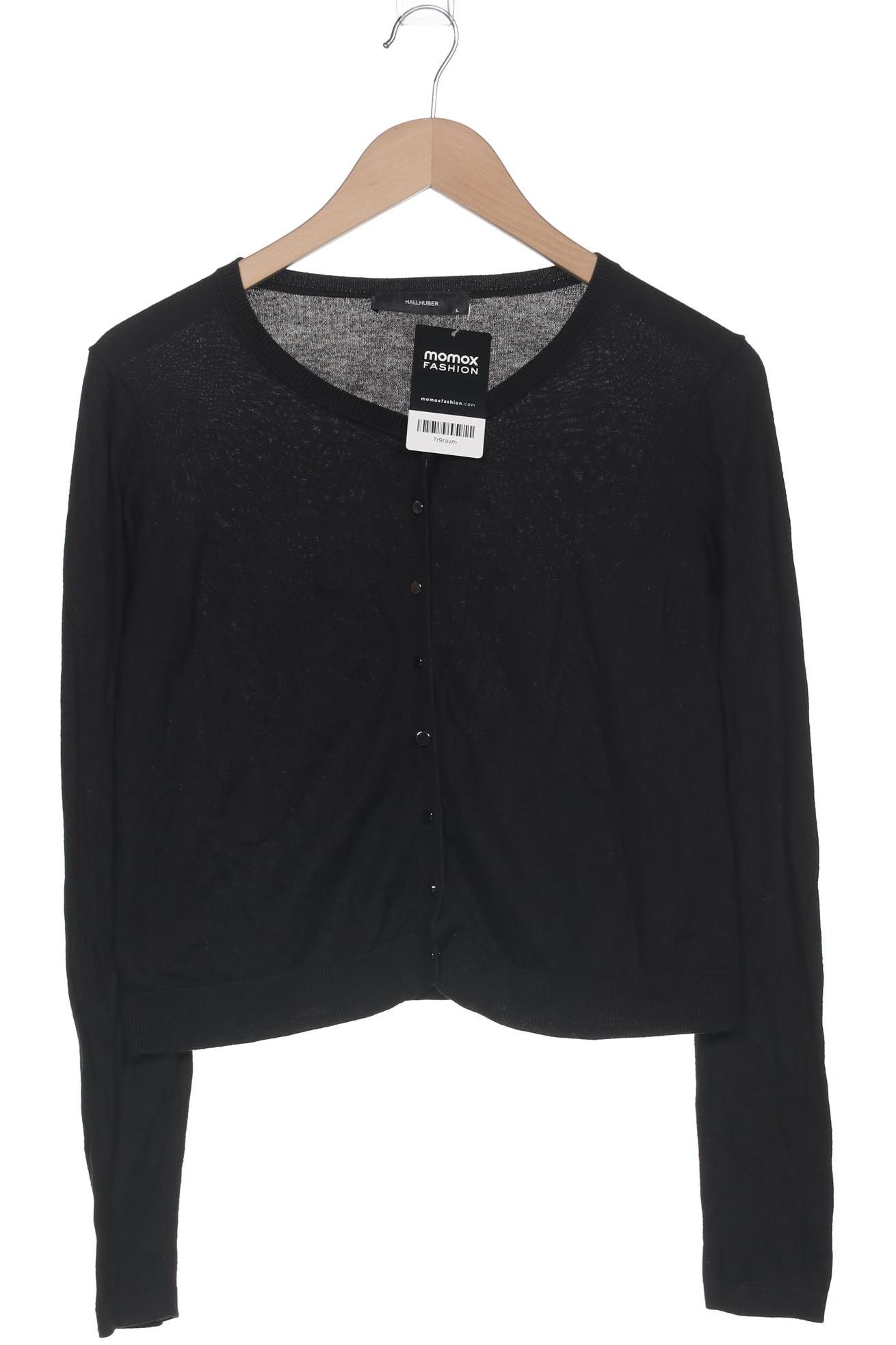 

Hallhuber Damen Strickjacke, schwarz, Gr. 42