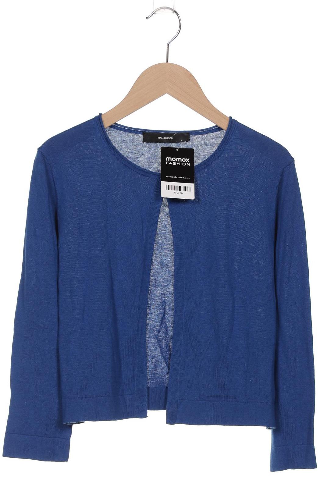 

Hallhuber Damen Strickjacke, blau, Gr. 36