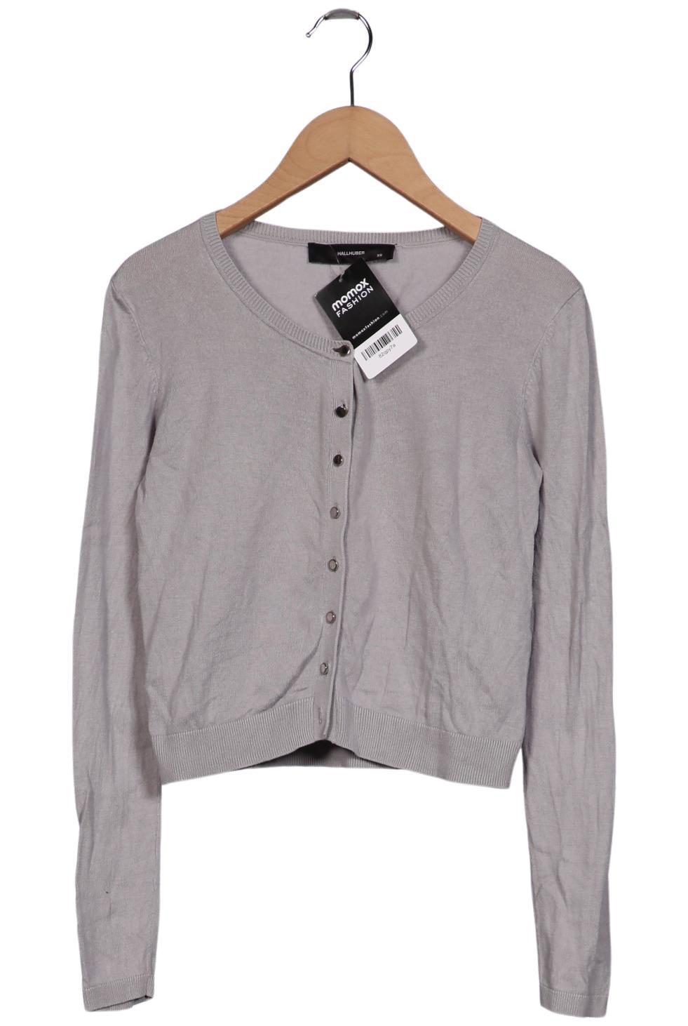 

Hallhuber Damen Strickjacke, grau, Gr. 34