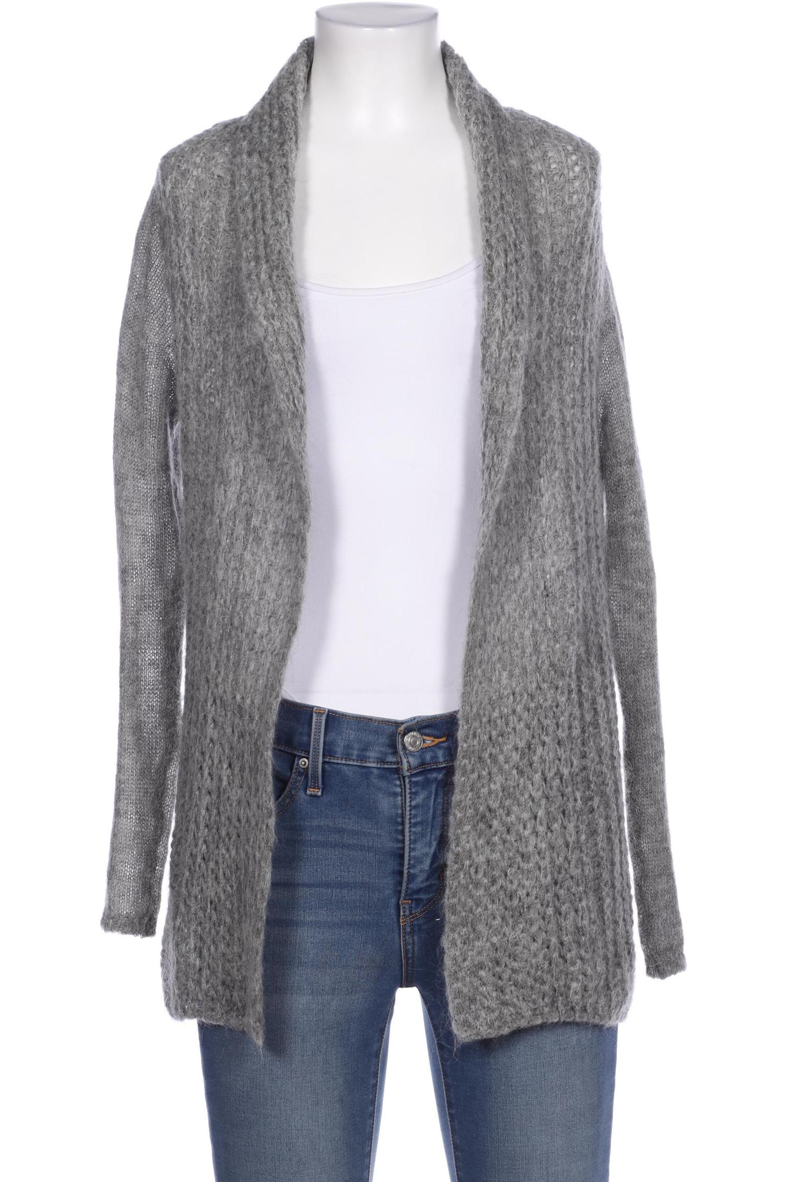 

Hallhuber Damen Strickjacke, grau, Gr. 34