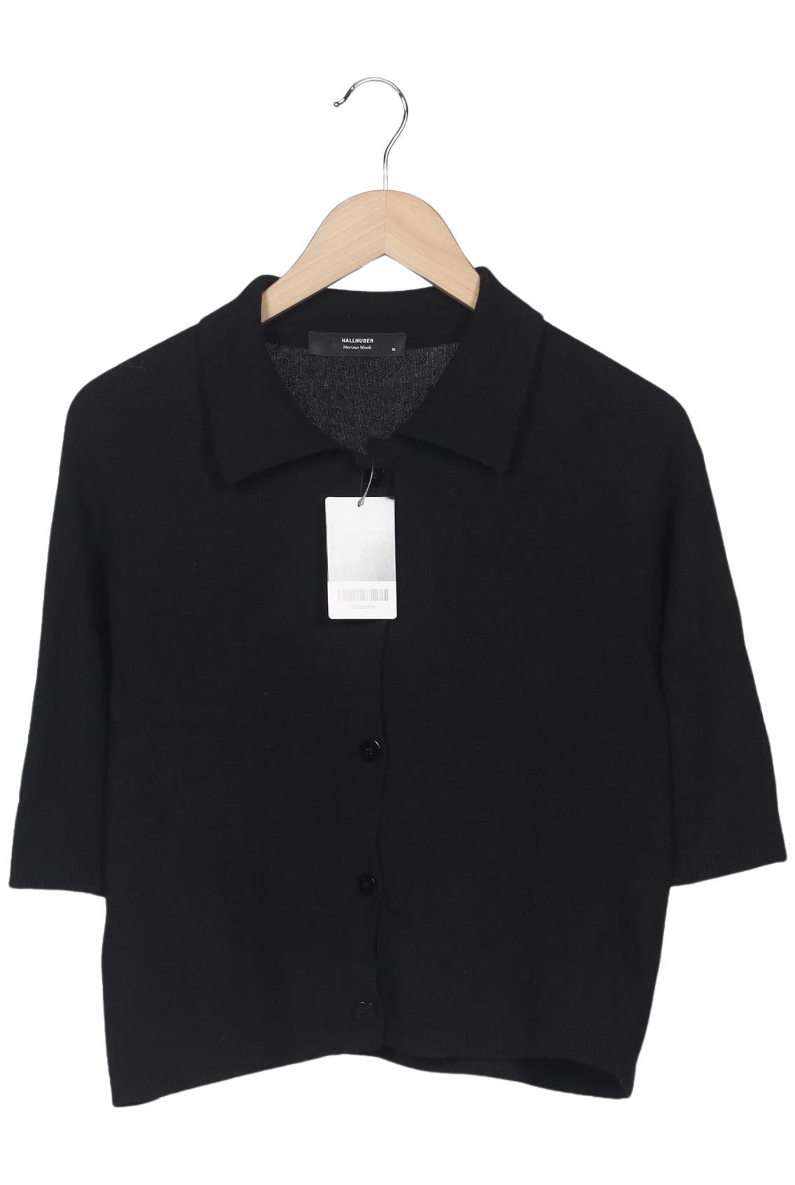 

Hallhuber Damen Strickjacke, schwarz, Gr. 38