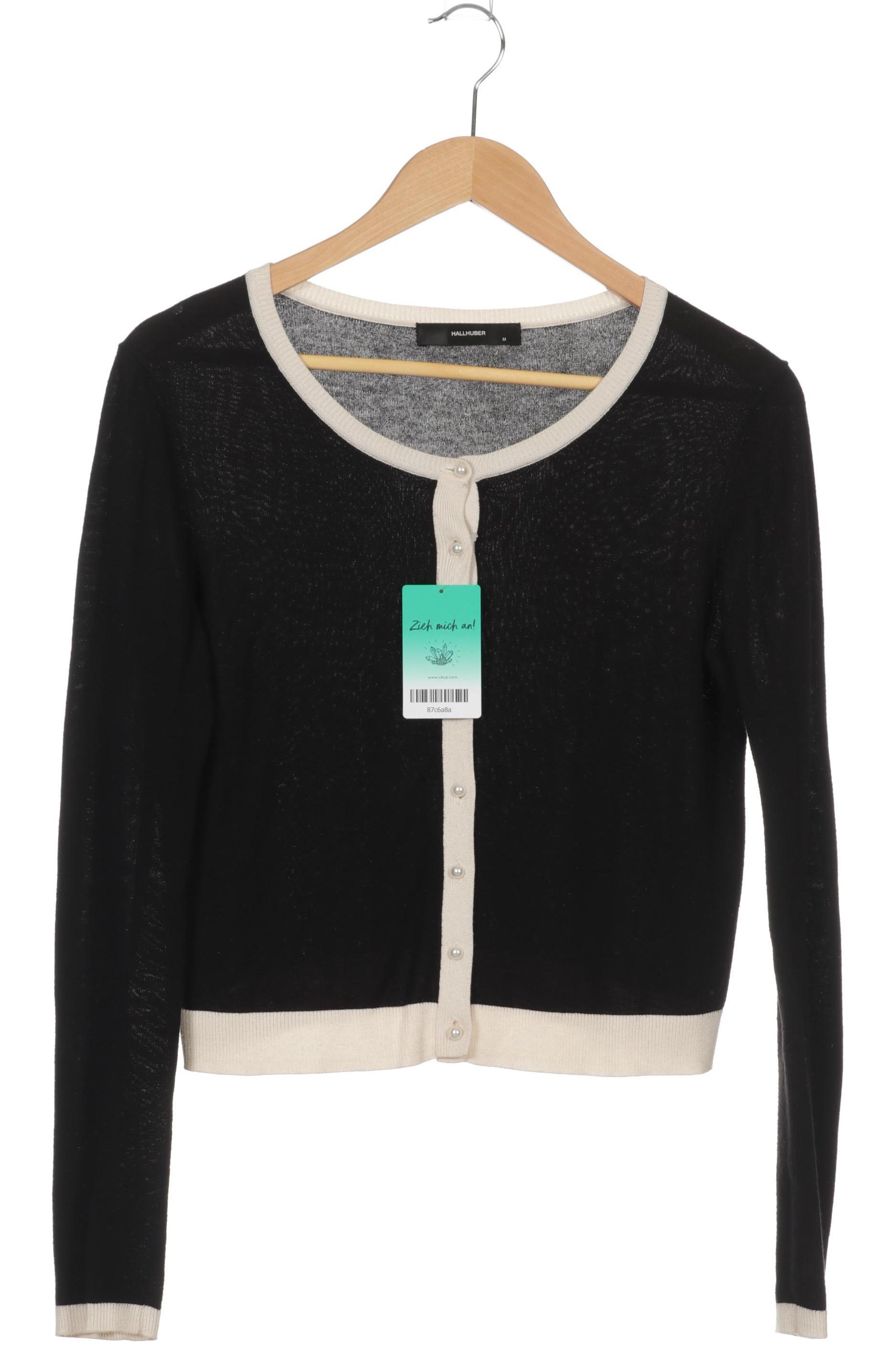 

Hallhuber Damen Strickjacke, schwarz, Gr.