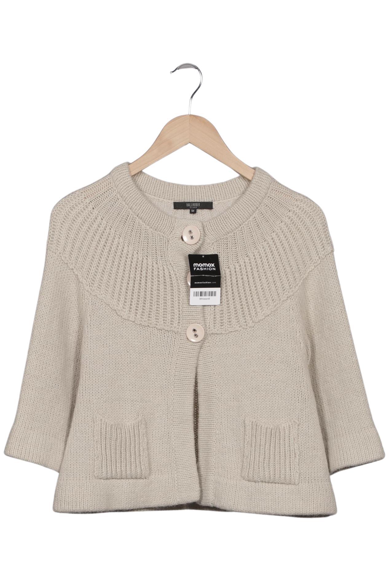 

Hallhuber Damen Strickjacke, cremeweiß, Gr. 38