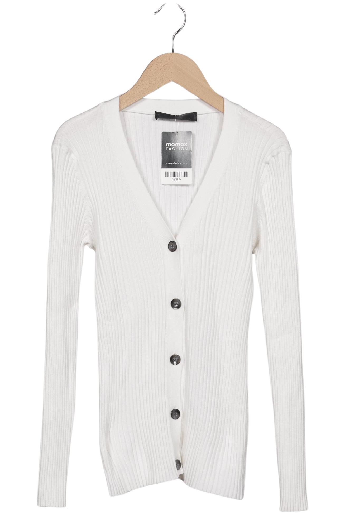 

Hallhuber Damen Strickjacke, weiß, Gr. 38