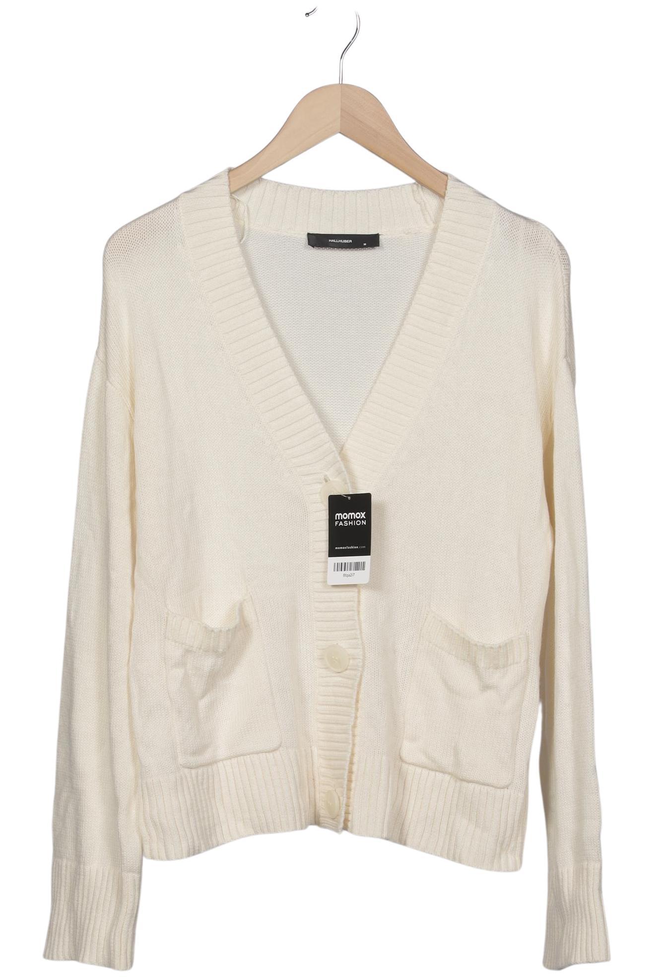 

Hallhuber Damen Strickjacke, cremeweiß, Gr. 38