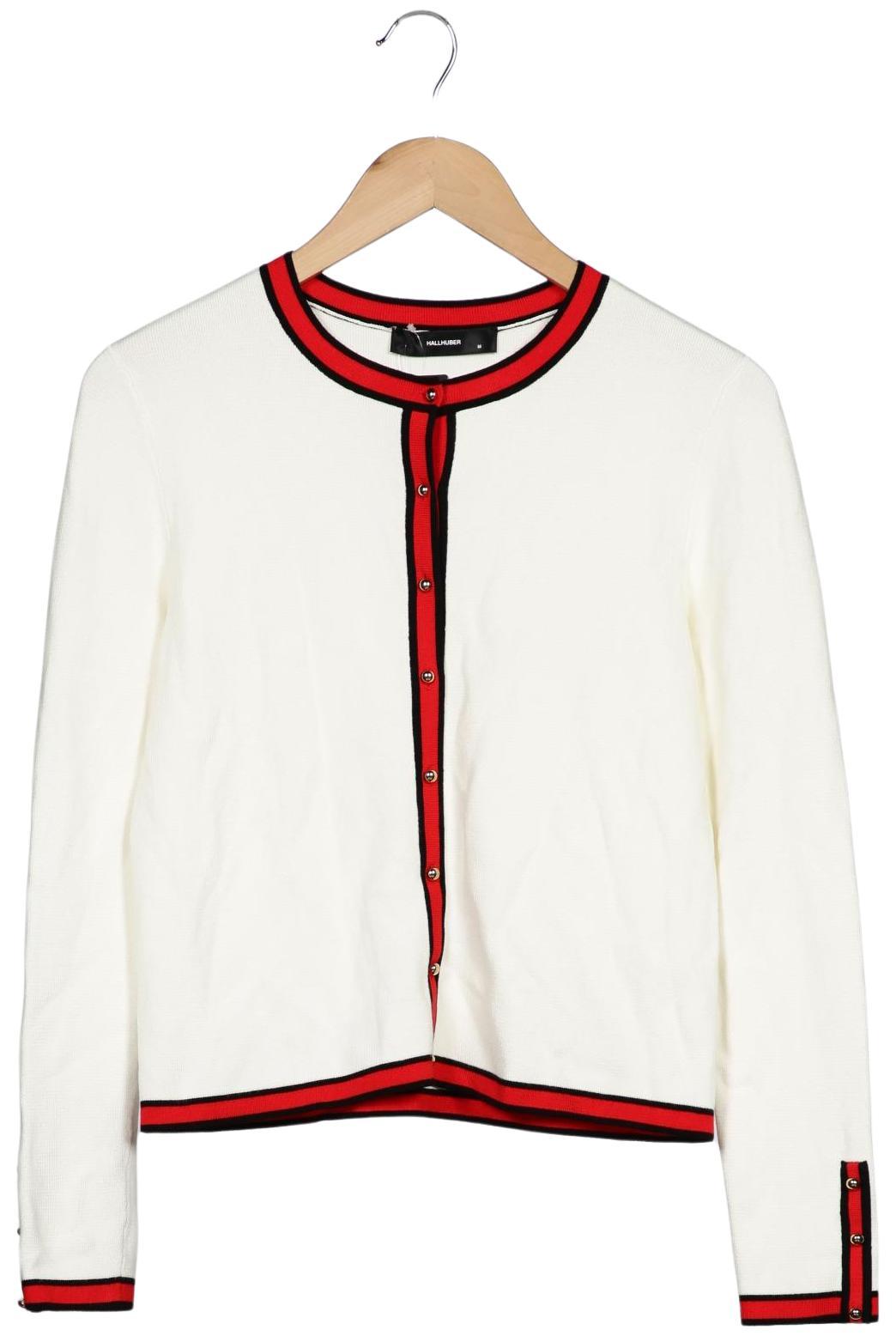 

Hallhuber Damen Strickjacke, cremeweiß, Gr. 38