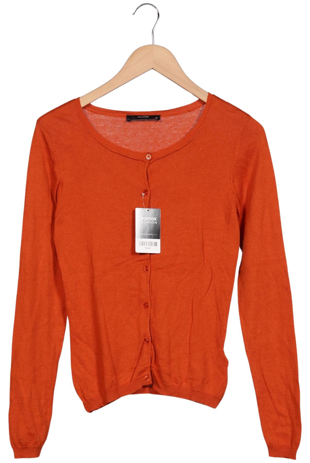 

Hallhuber Damen Strickjacke, orange, Gr. 34