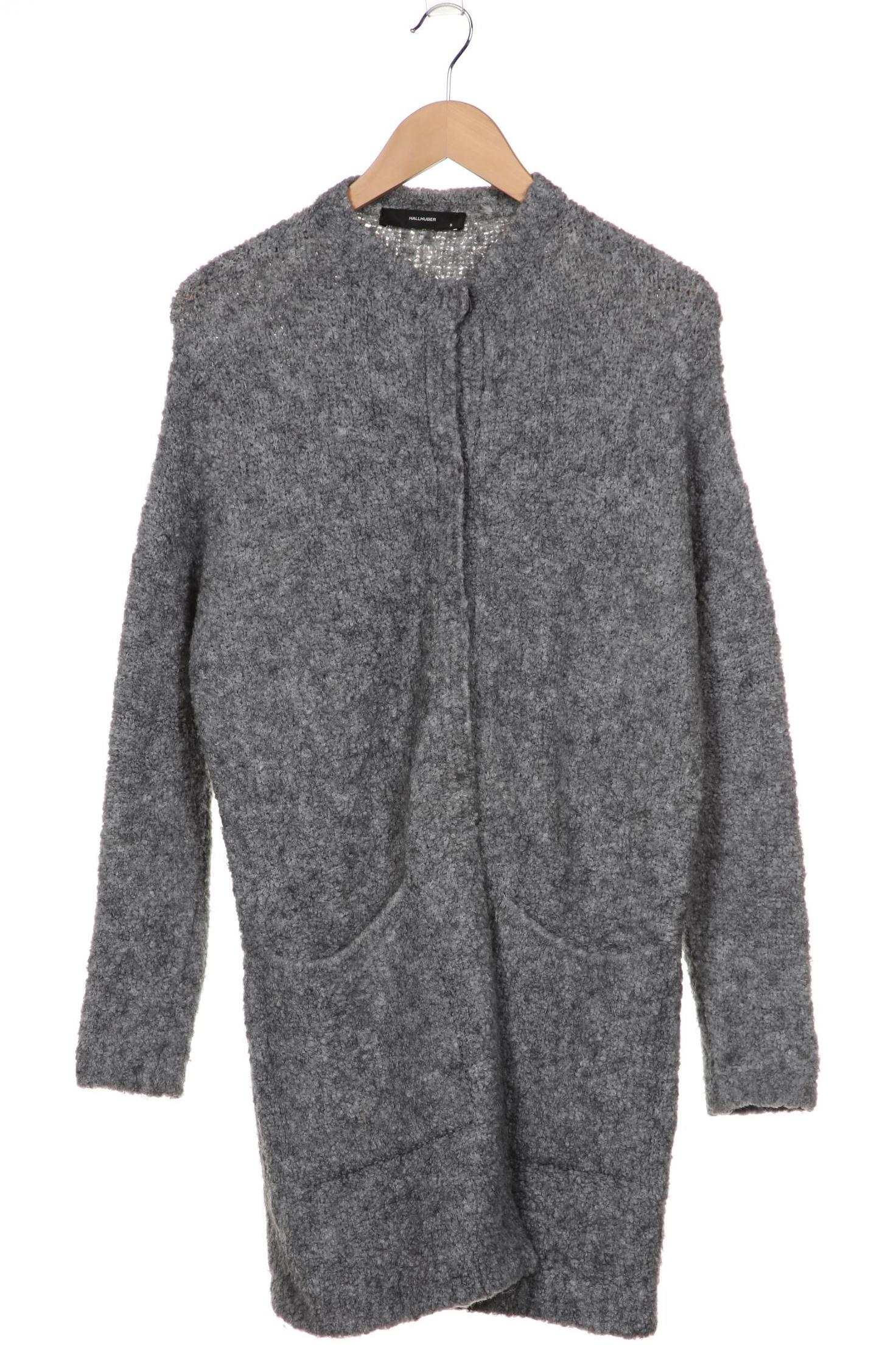 

Hallhuber Damen Strickjacke, grau, Gr. 36