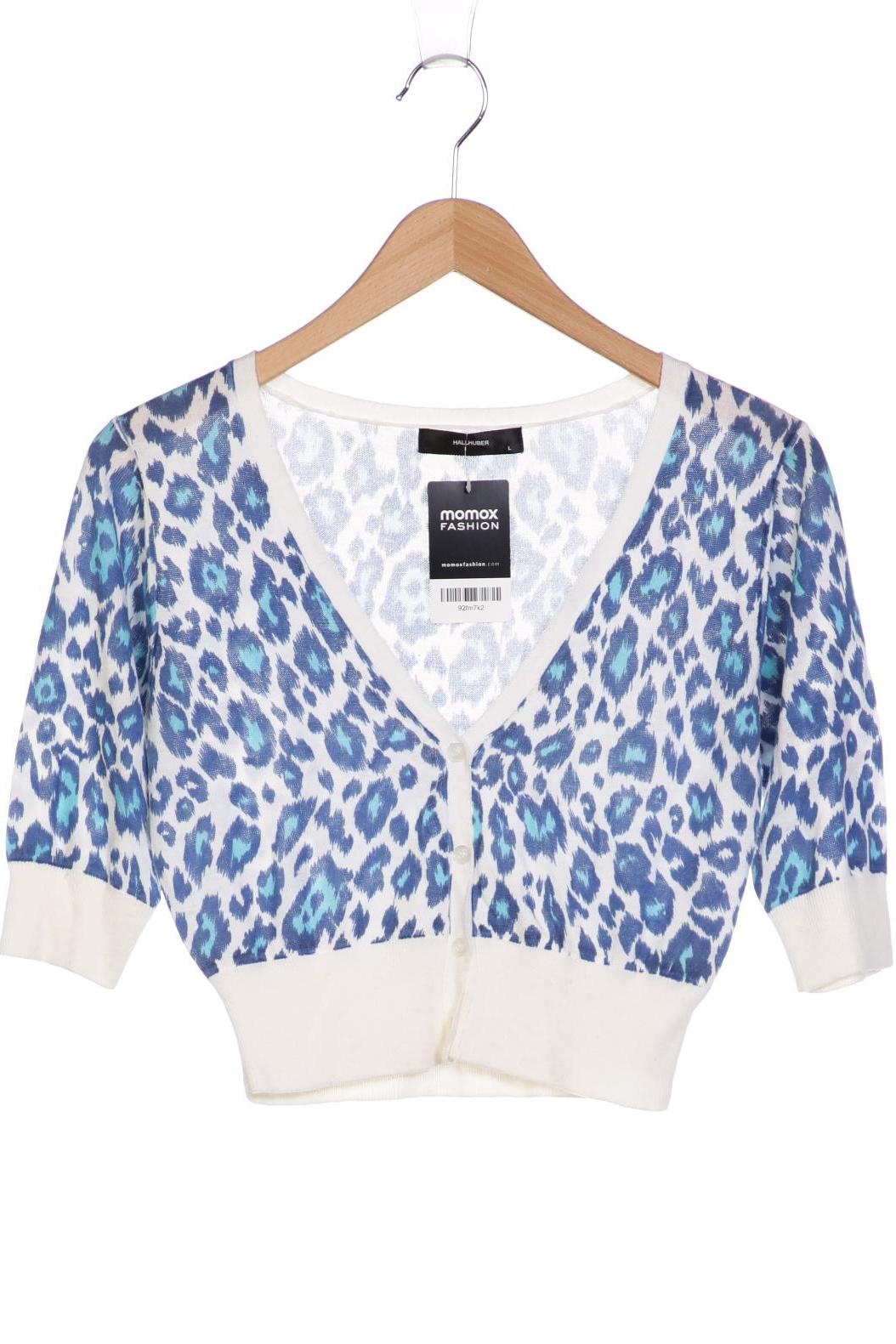 

Hallhuber Damen Strickjacke, blau, Gr. 42