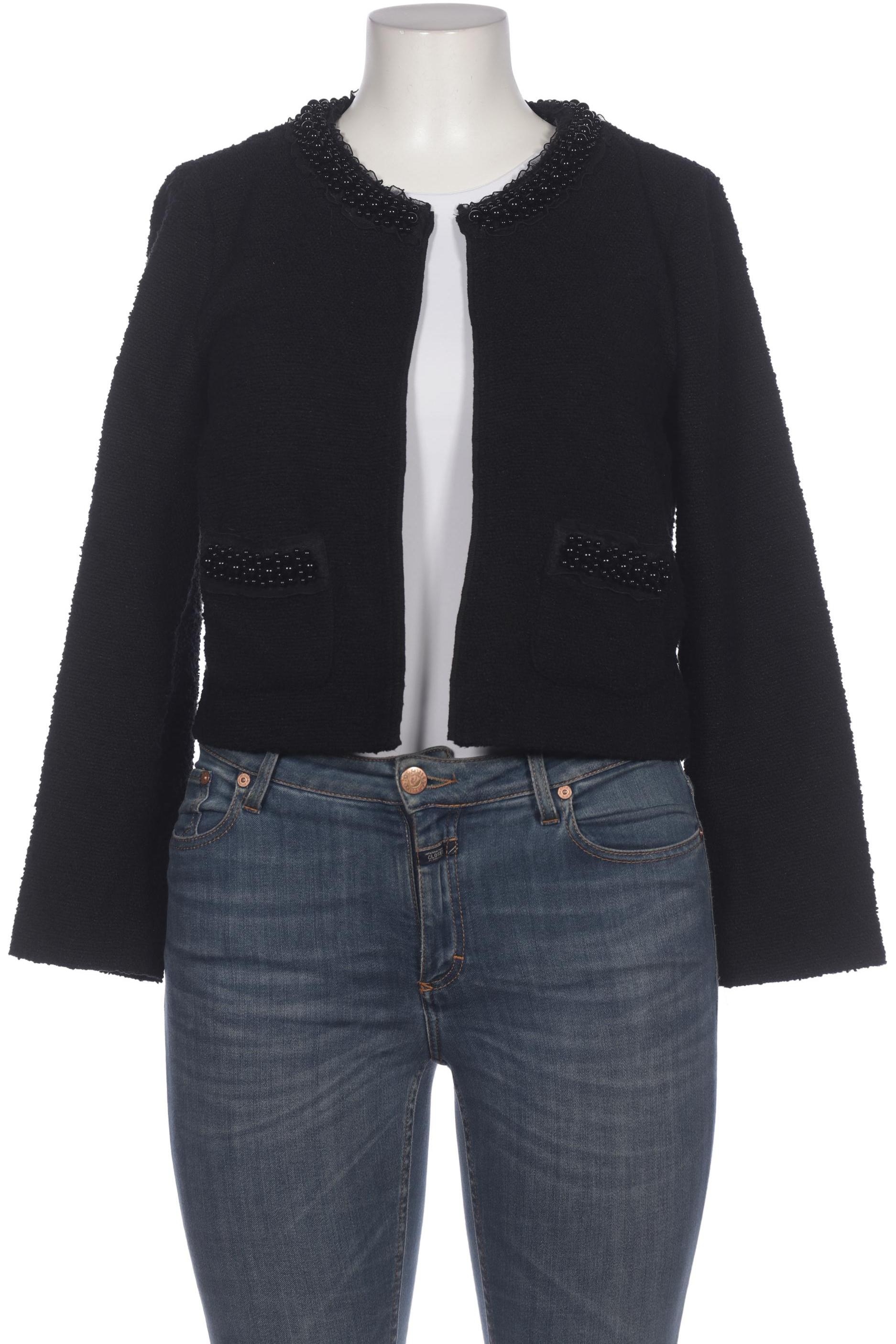 

Hallhuber Damen Strickjacke, schwarz, Gr. 42