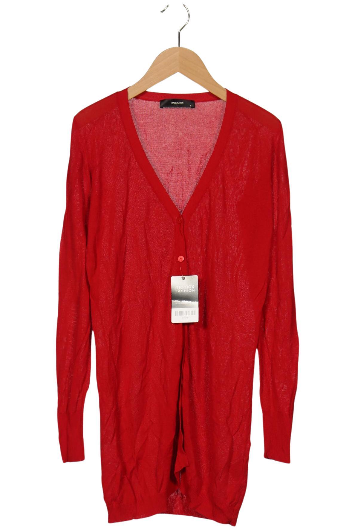 

Hallhuber Damen Strickjacke, rot, Gr. 38