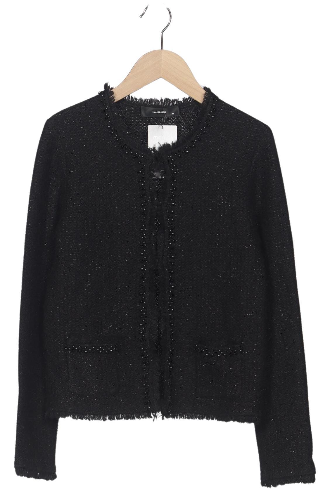 

Hallhuber Damen Strickjacke, schwarz, Gr. 34