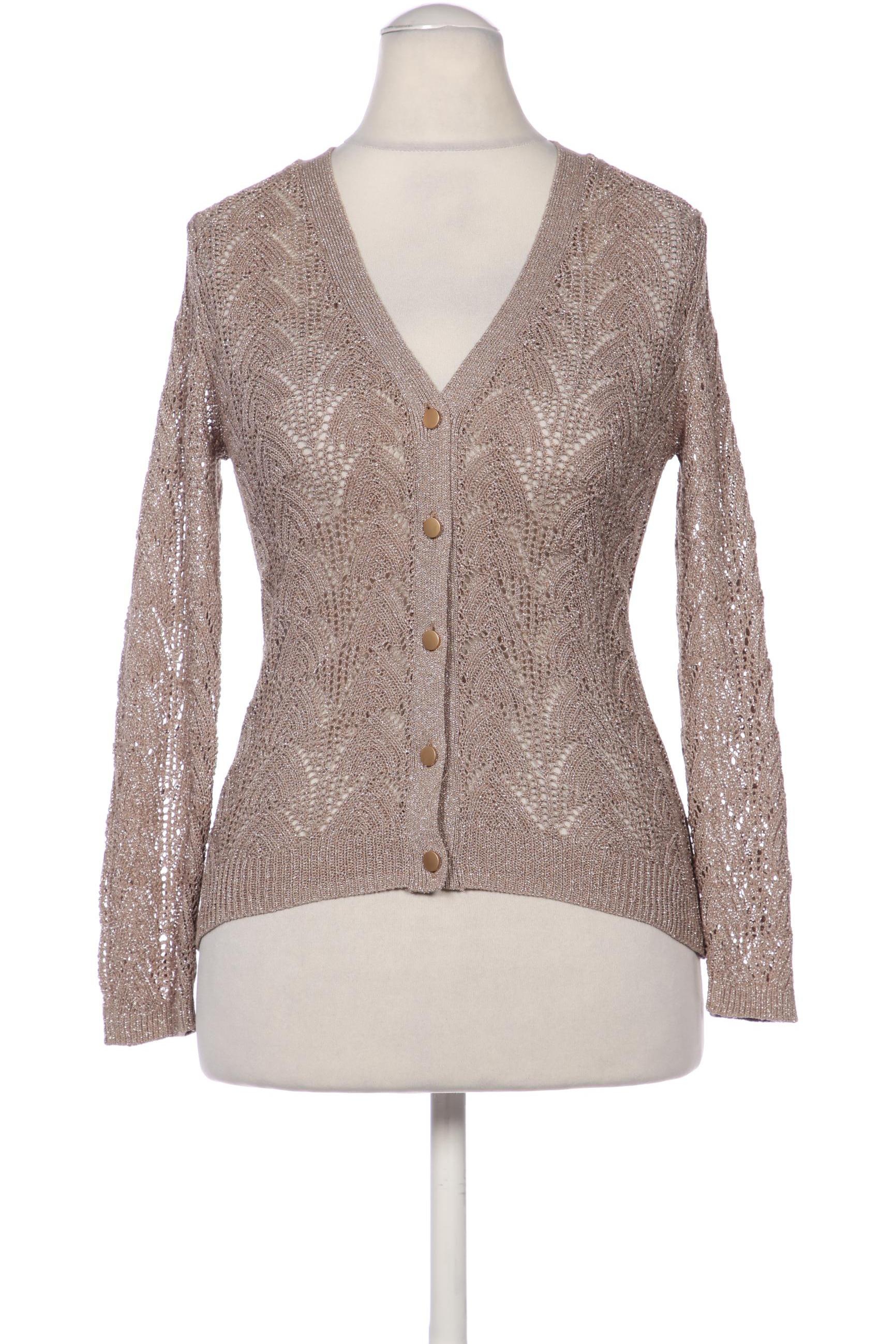 

Hallhuber Damen Strickjacke, gold, Gr. 34