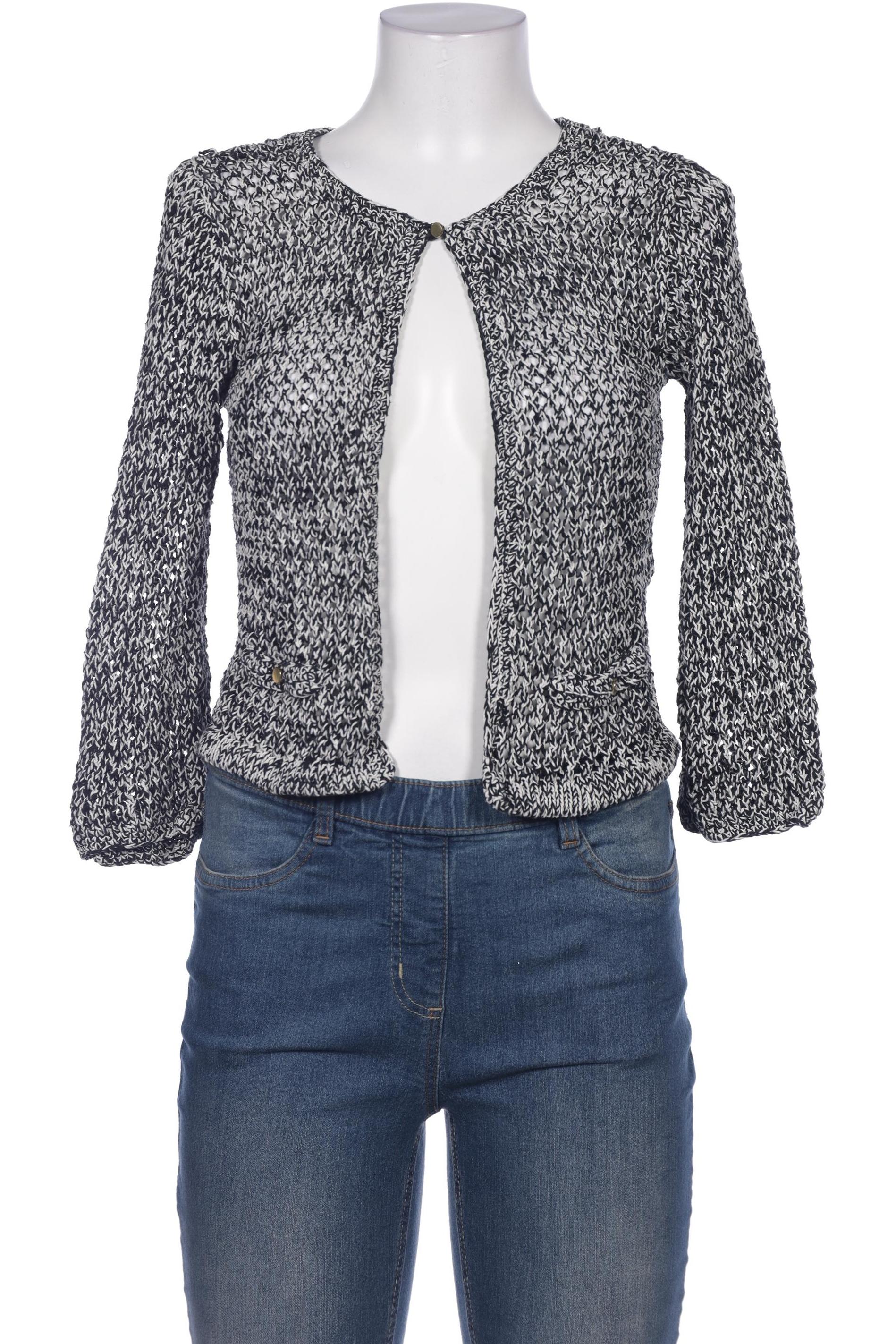 

Hallhuber Damen Strickjacke, schwarz, Gr. 38