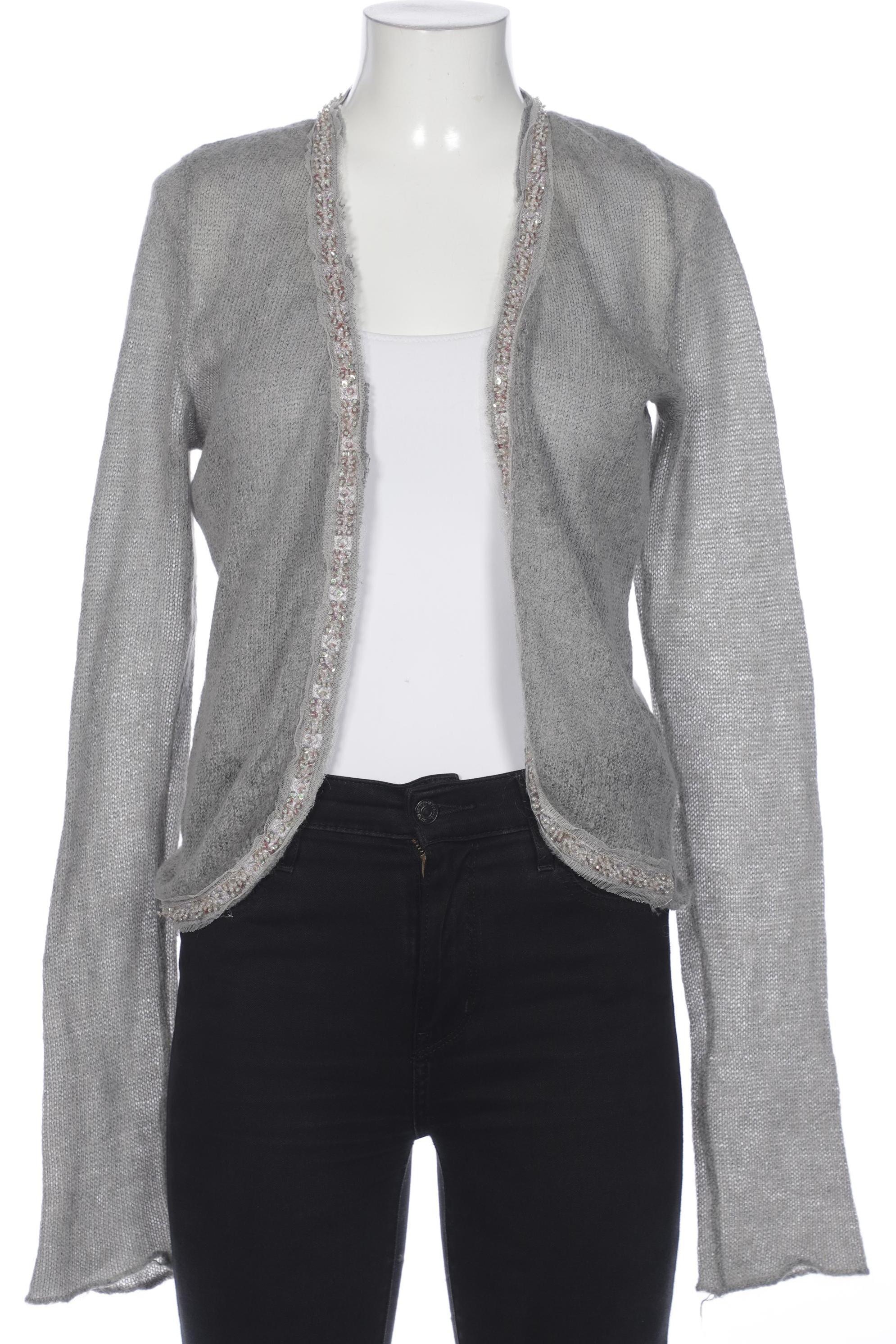 

Hallhuber Damen Strickjacke, grau, Gr. 42