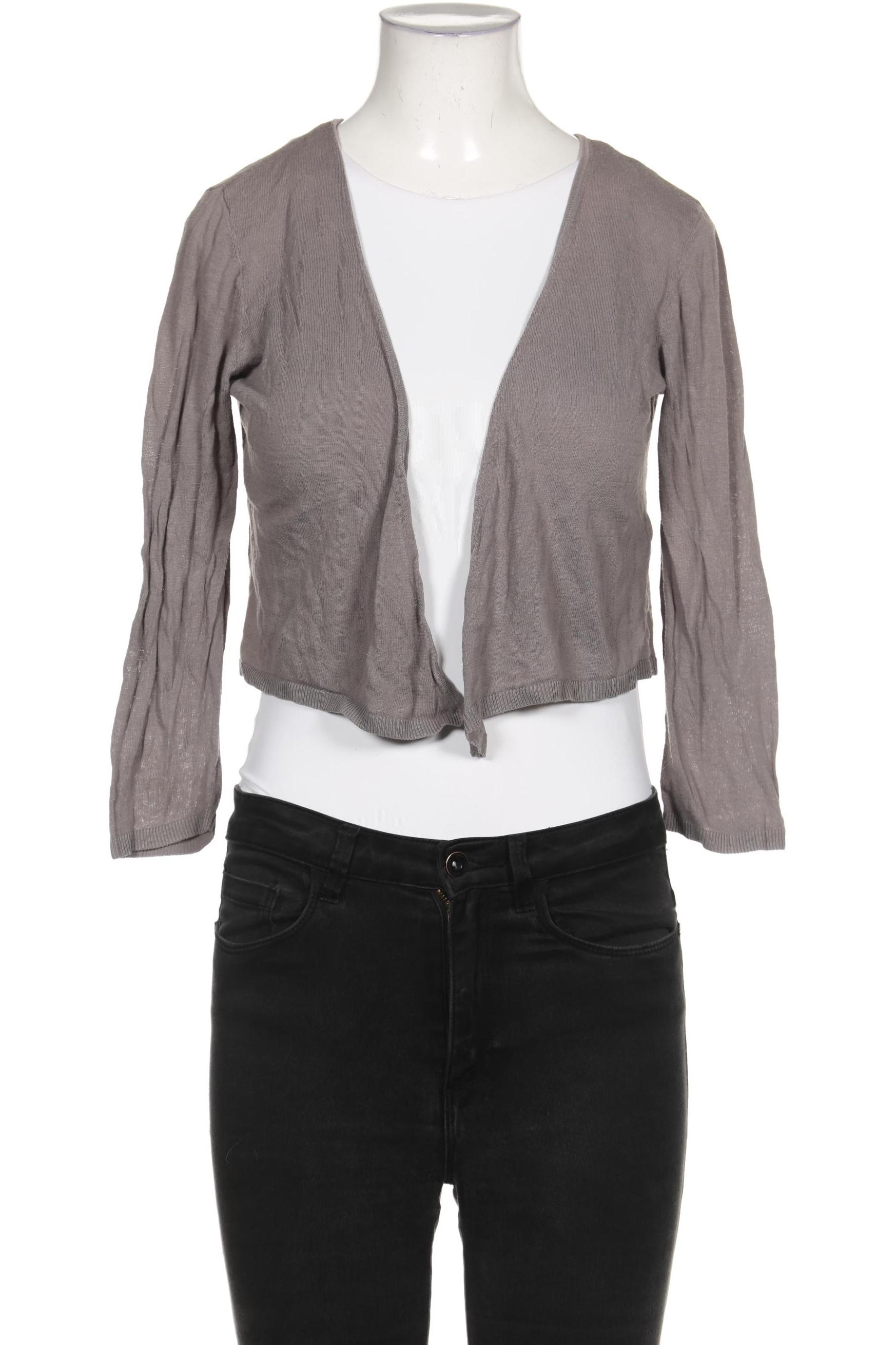 

Hallhuber Damen Strickjacke, grau, Gr. 38