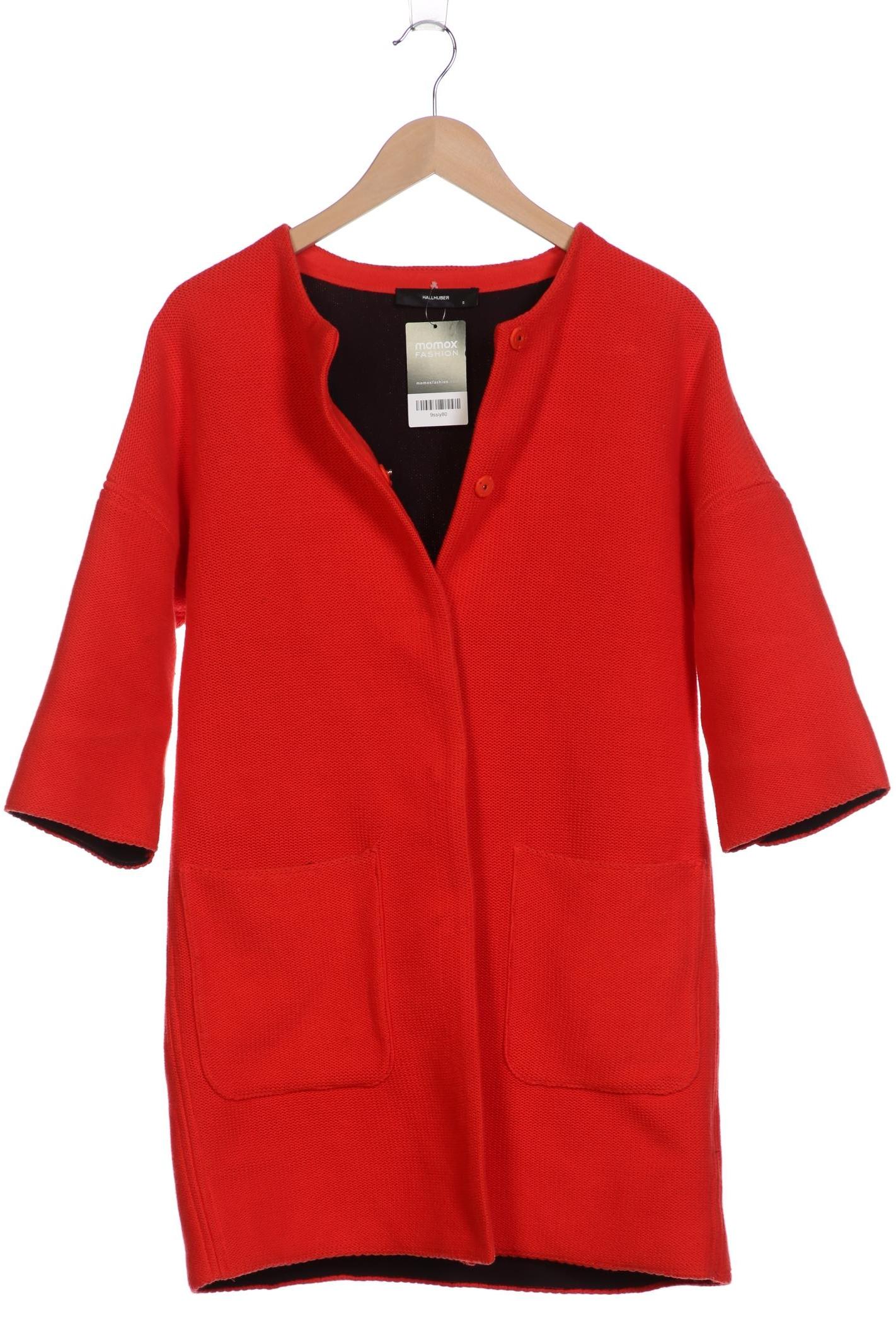 

Hallhuber Damen Strickjacke, rot, Gr. 36