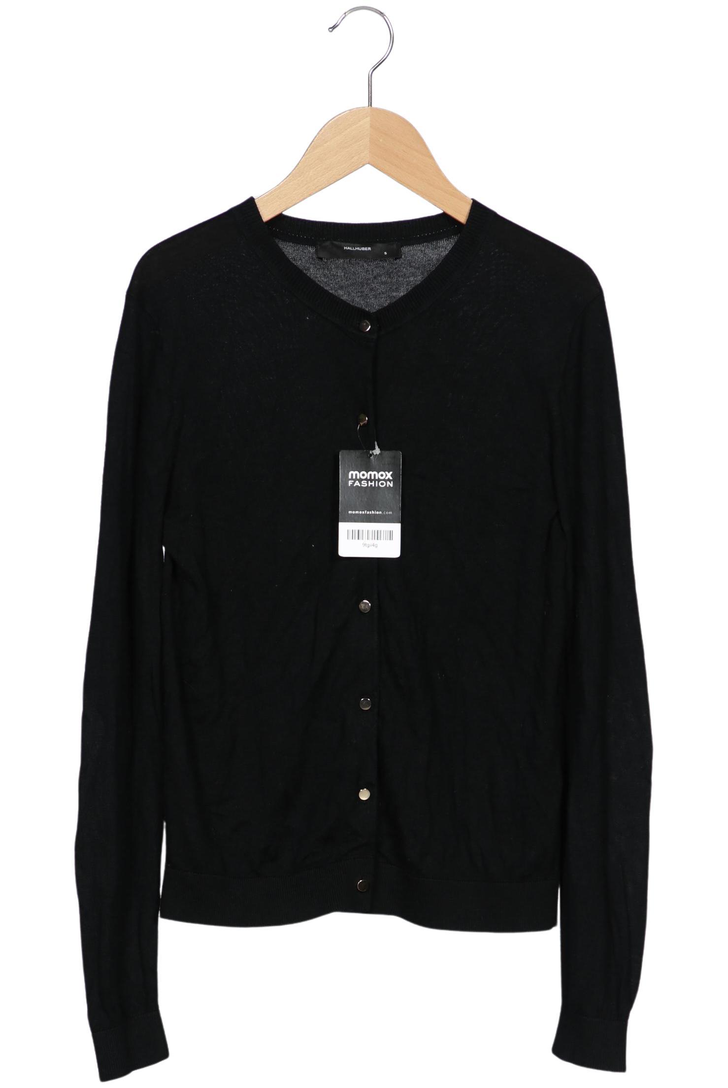 

Hallhuber Damen Strickjacke, schwarz, Gr. 36